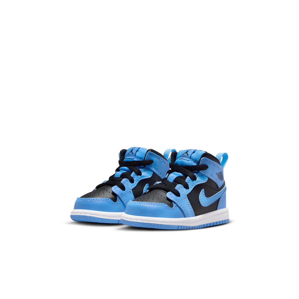 [DQ8425-401] Toddlers Air Jordan RETRO 1 MID 'UNIVERSITY BLUE BLACK (TD)'