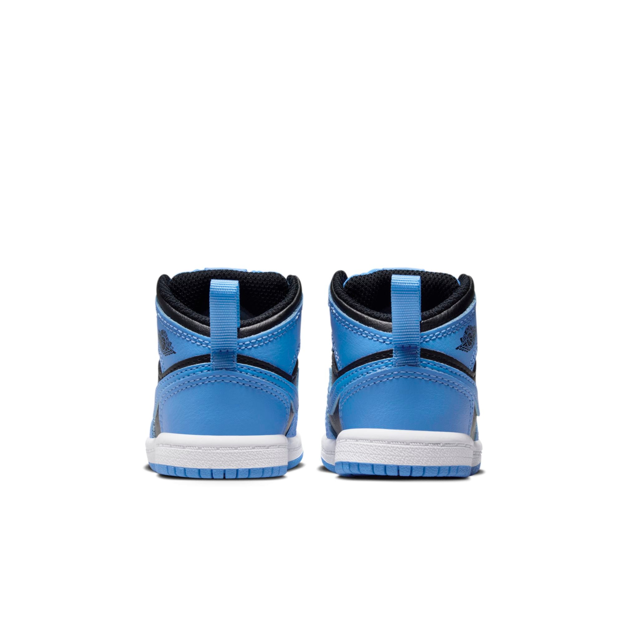 [DQ8425-401] Toddlers Air Jordan RETRO 1 MID 'UNIVERSITY BLUE BLACK (TD)'