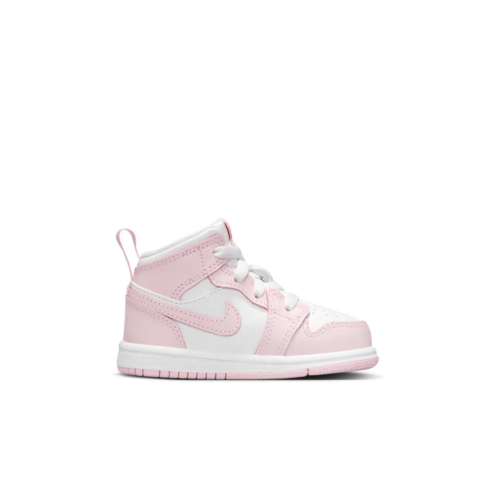 [DQ8425-608] Toddlers Air Jordan Retro 1 Mid 'Pink Foam Fire Red'