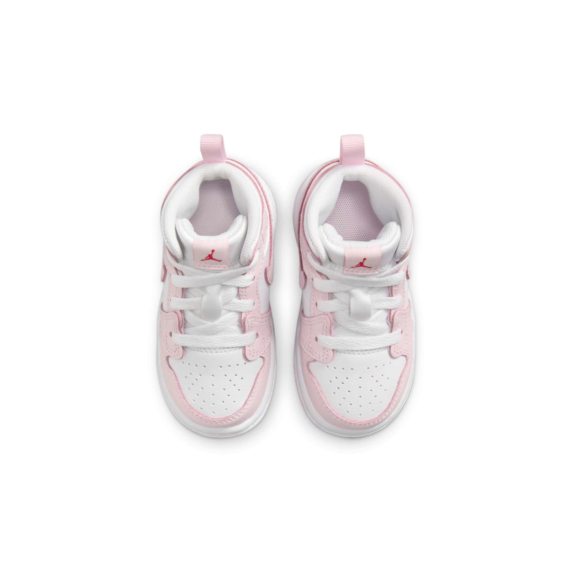 [DQ8425-608] Toddlers Air Jordan Retro 1 Mid 'Pink Foam Fire Red'