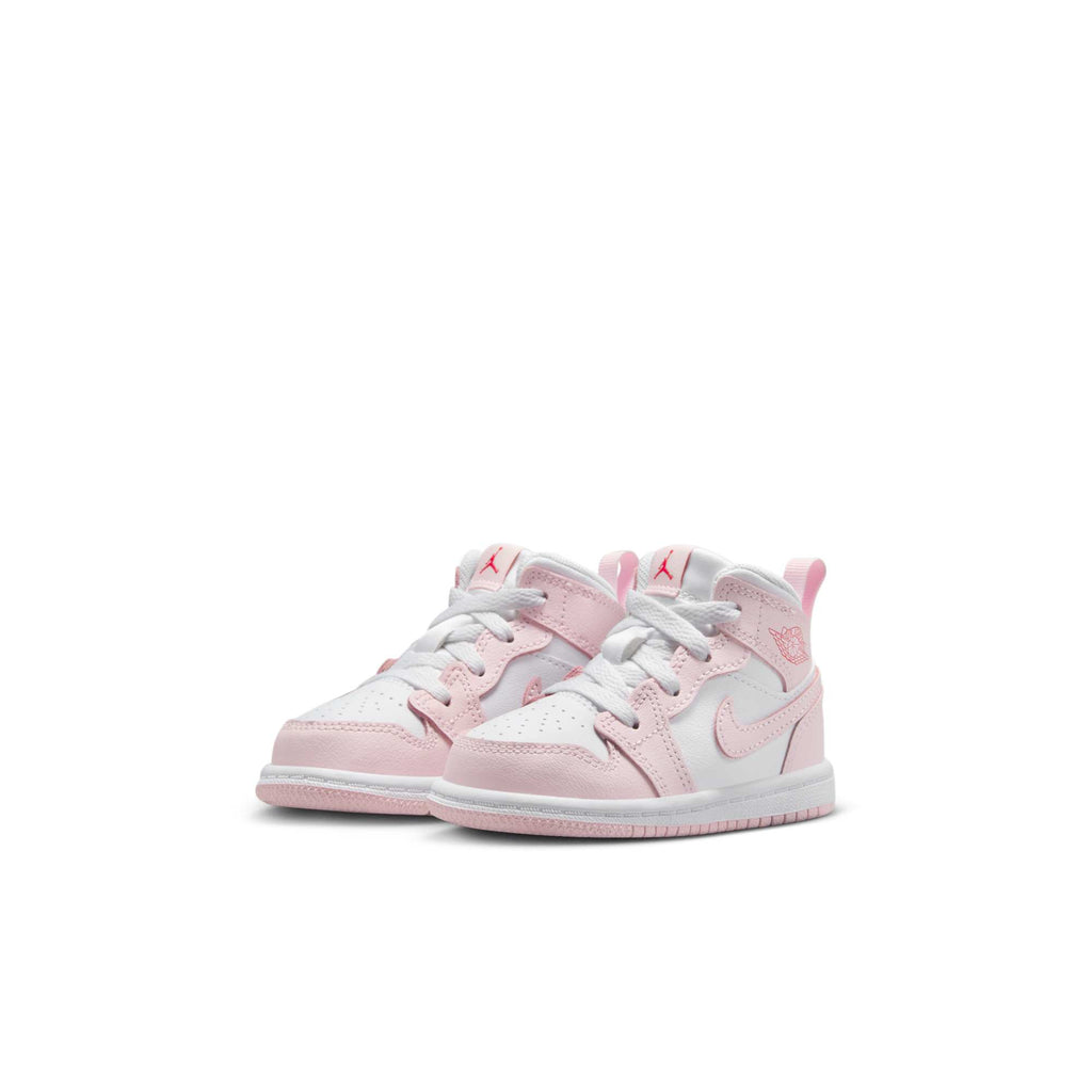 [DQ8425-608] Toddlers Air Jordan Retro 1 Mid 'Pink Foam Fire Red'