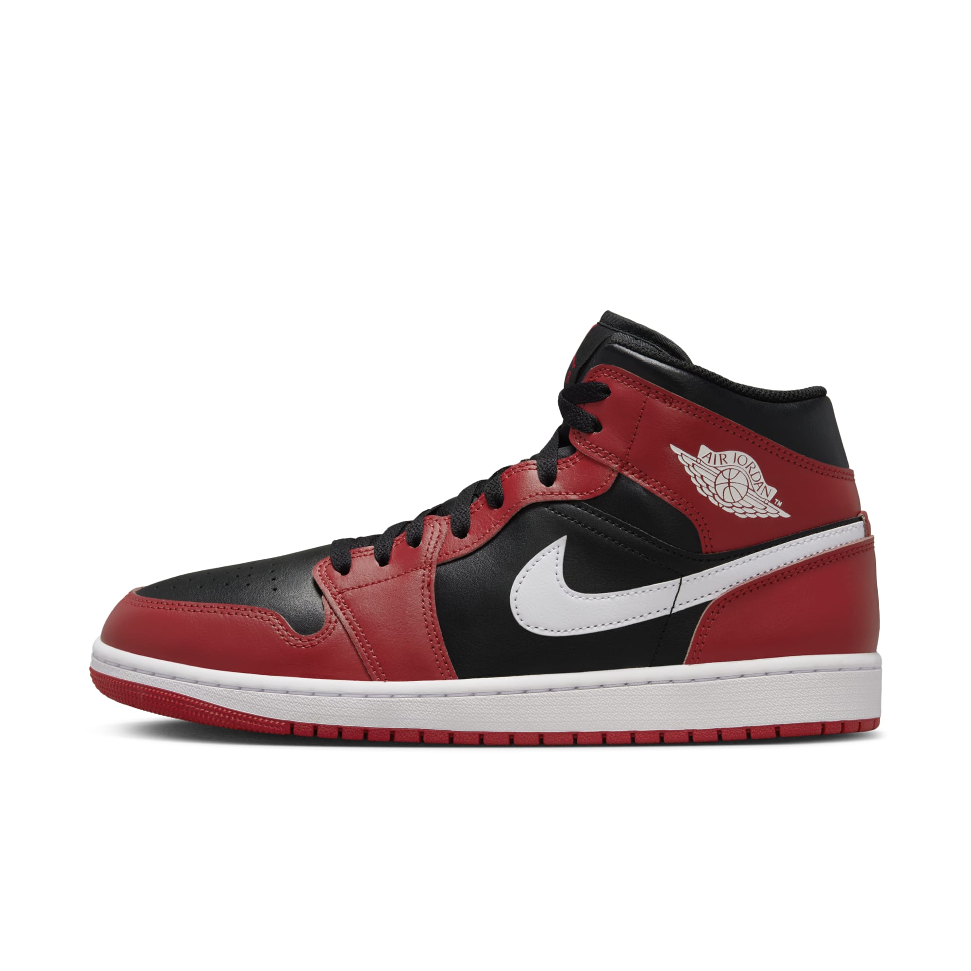 [DQ8426-061] Mens Air Jordan RETRO 1 MID 'GYM RED BLACK WHITE (2024)'