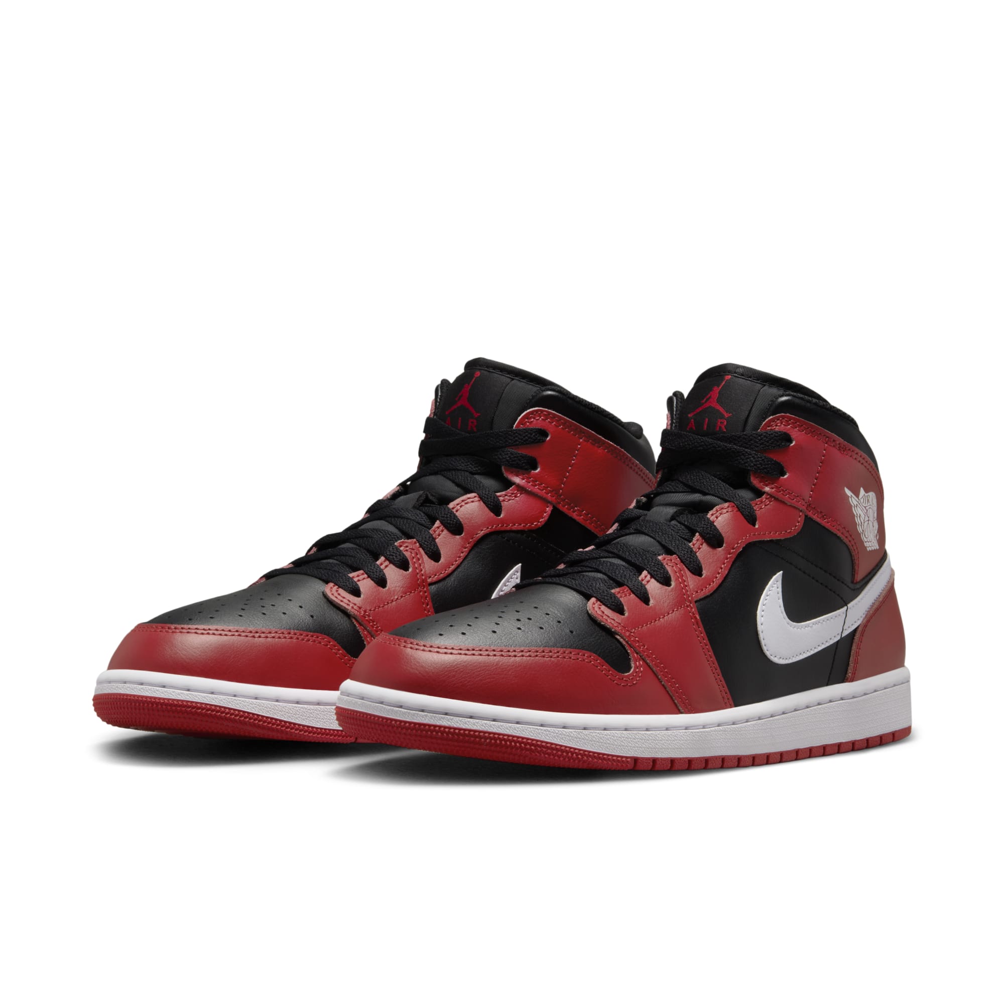 [DQ8426-061] Mens Air Jordan RETRO 1 MID 'GYM RED BLACK WHITE (2024)'