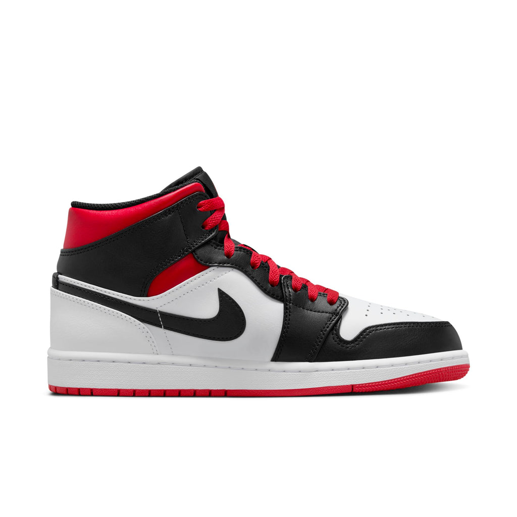 [DQ8426-106] Mens Air Jordan RETRO 1 MID 'GYM RED BLACK TOE'