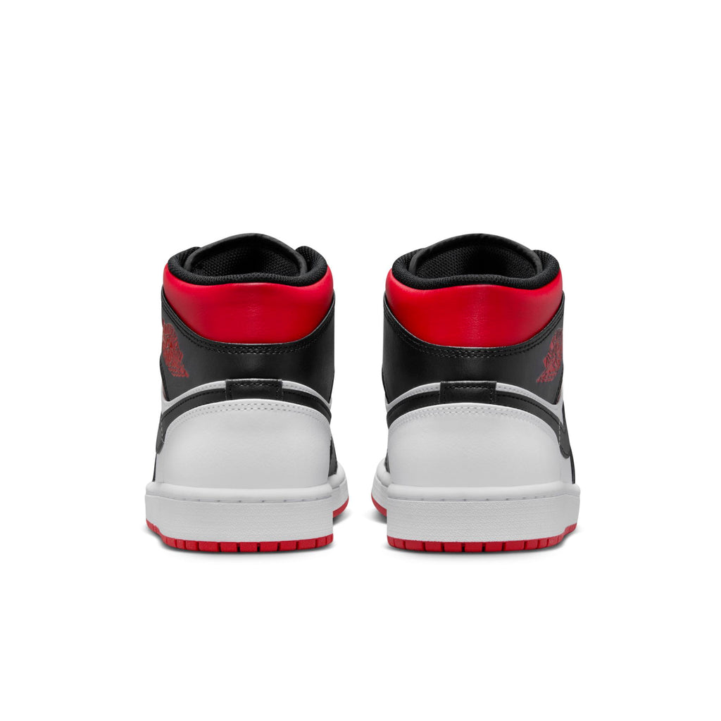 [DQ8426-106] Mens Air Jordan RETRO 1 MID 'GYM RED BLACK TOE'