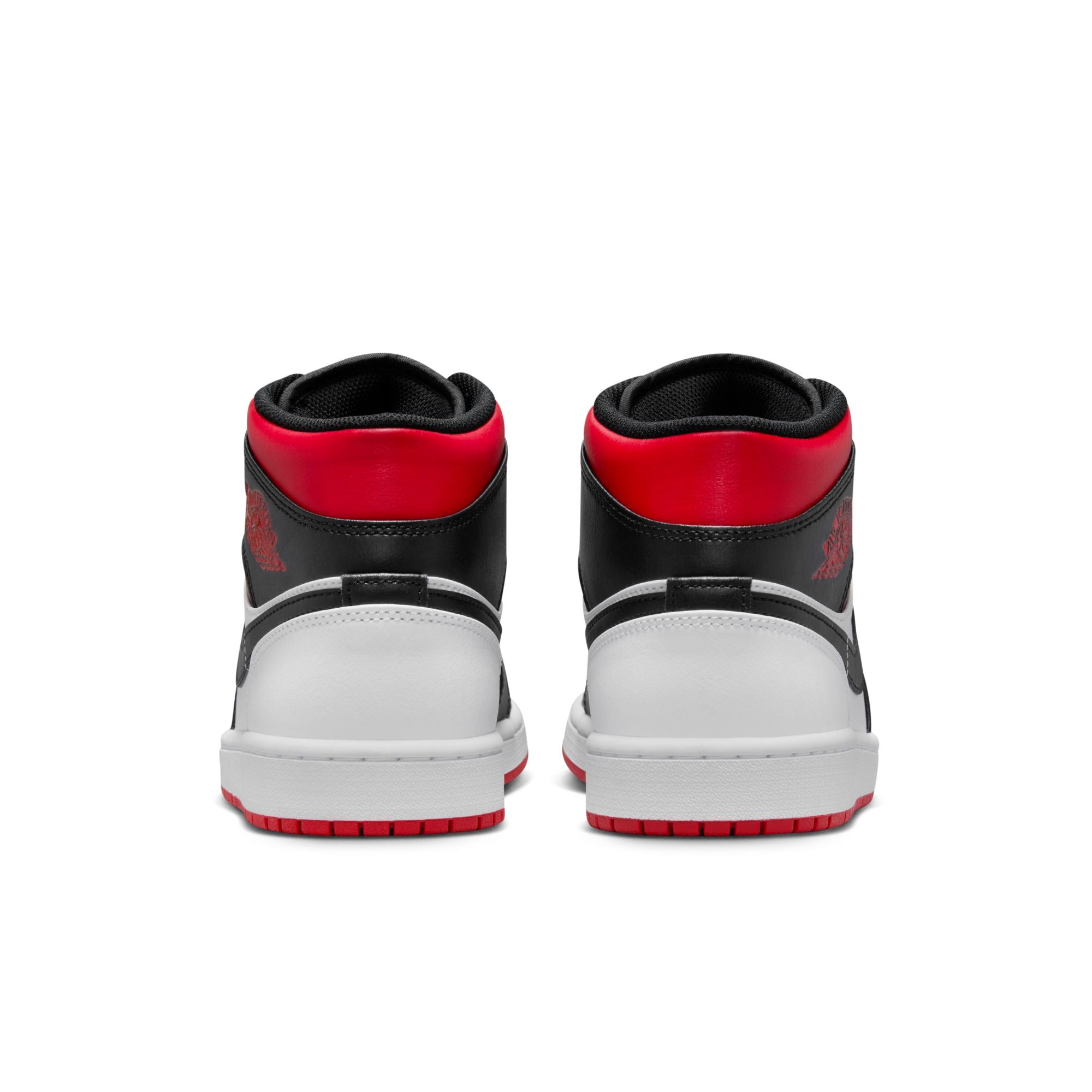 [DQ8426-106] Mens Air Jordan RETRO 1 MID 'GYM RED BLACK TOE'