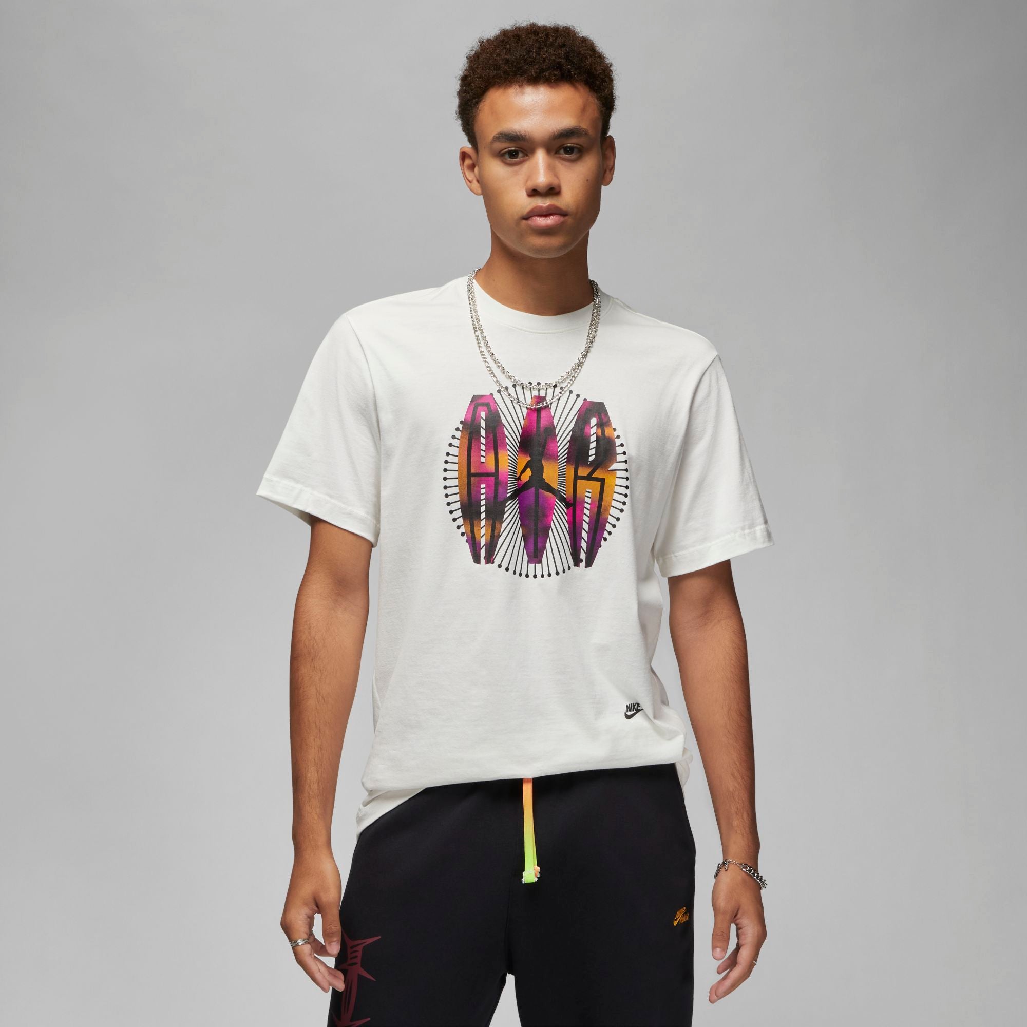 [DR1411-134] Mens Air Jordan FLIGHT MVP SAIL TEE
