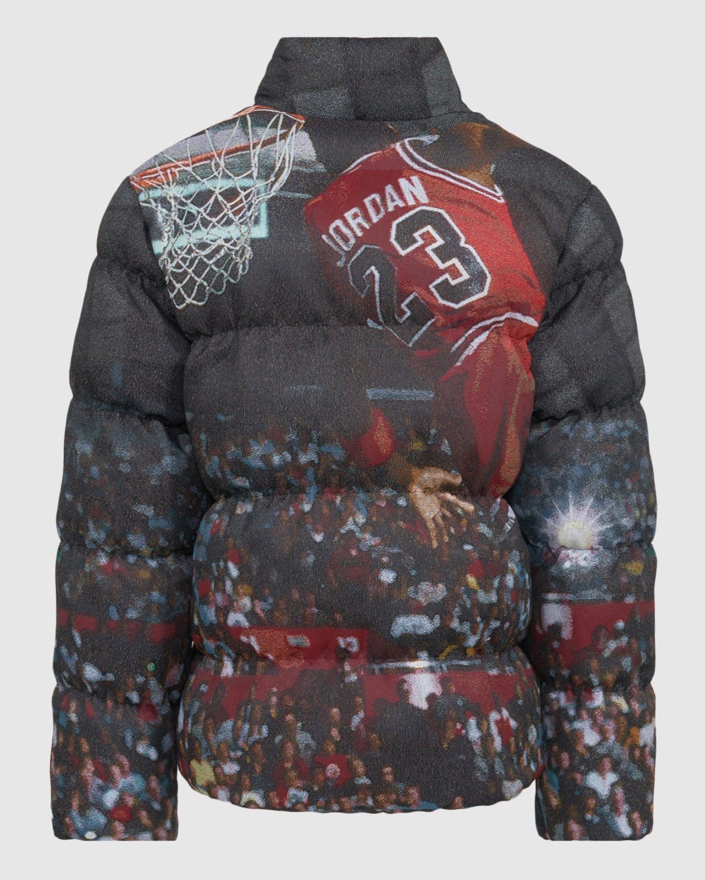 [DR1418-045] MENS AIR JORDAN X A MA MANIERE ALL OVER PRINT PUFFER JACQUARD DOWN FILL JACKET