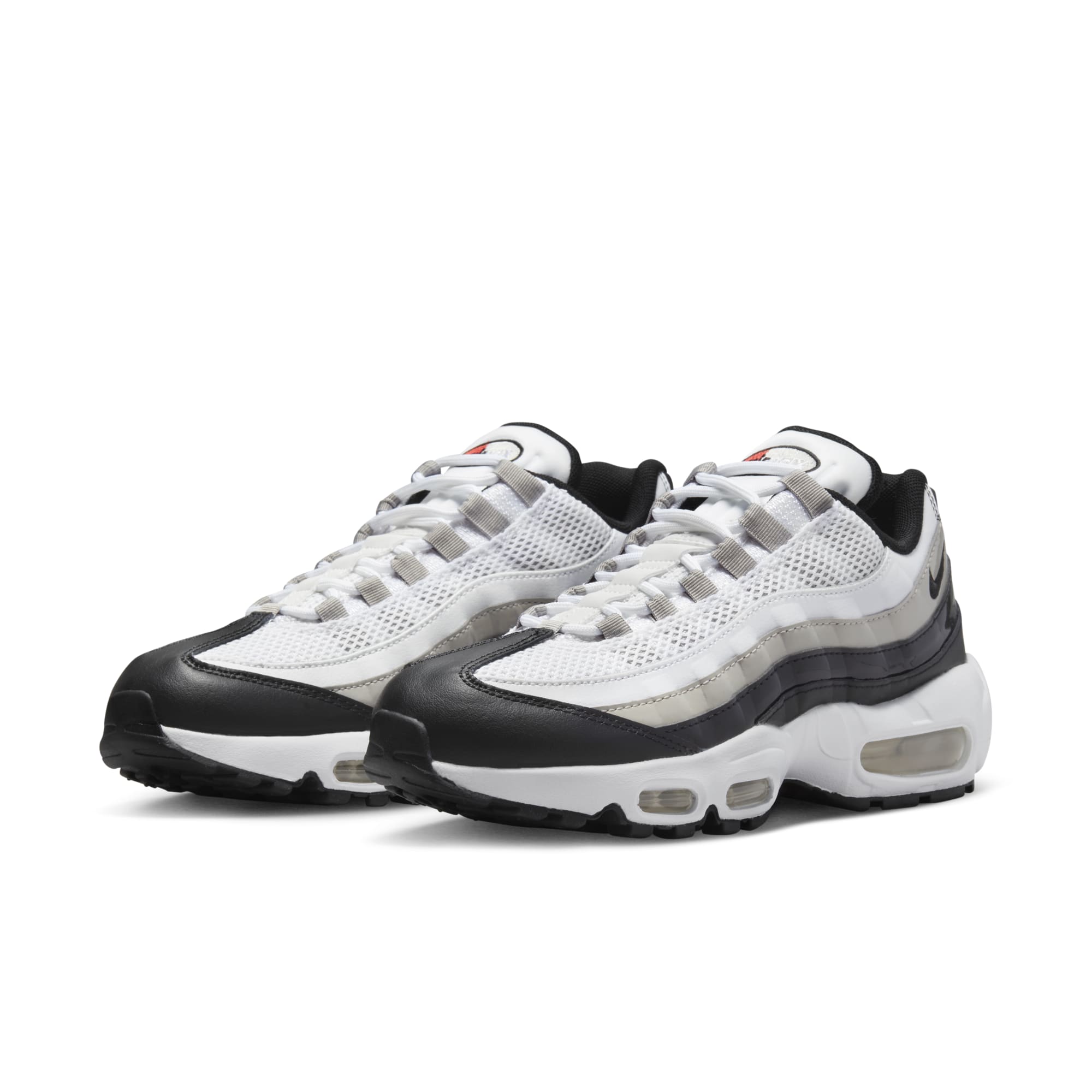[DR2550-100] Womens Nike AIR MAX 95 'WHITE LIGHT IRON ORE BLACK PATENT'