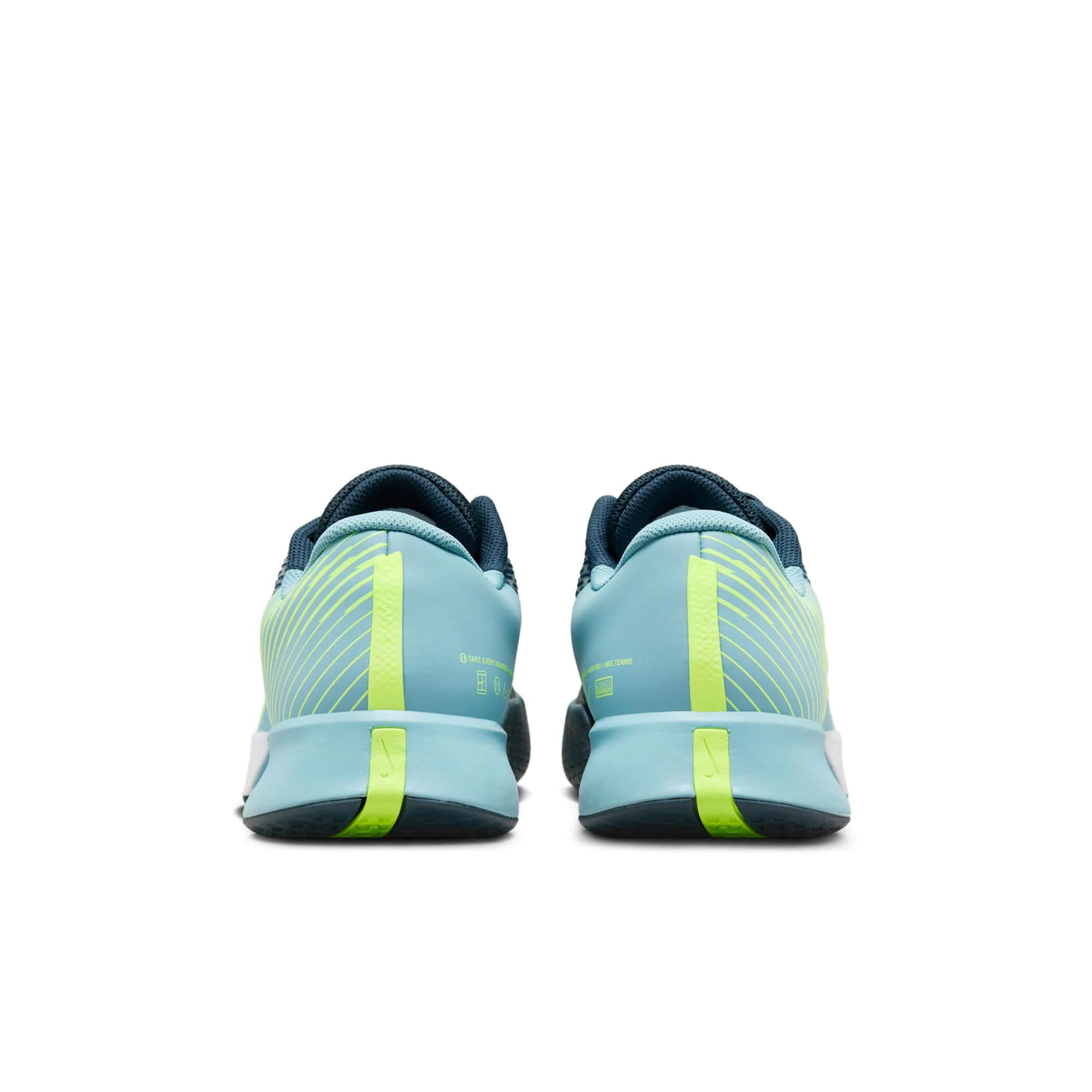 [DR6191-400] Mens Nike COURT AIR ZOOM VAPOR PRO 2 HC 'ARMORY NAVY VOLT DENIM TURQUOISE'