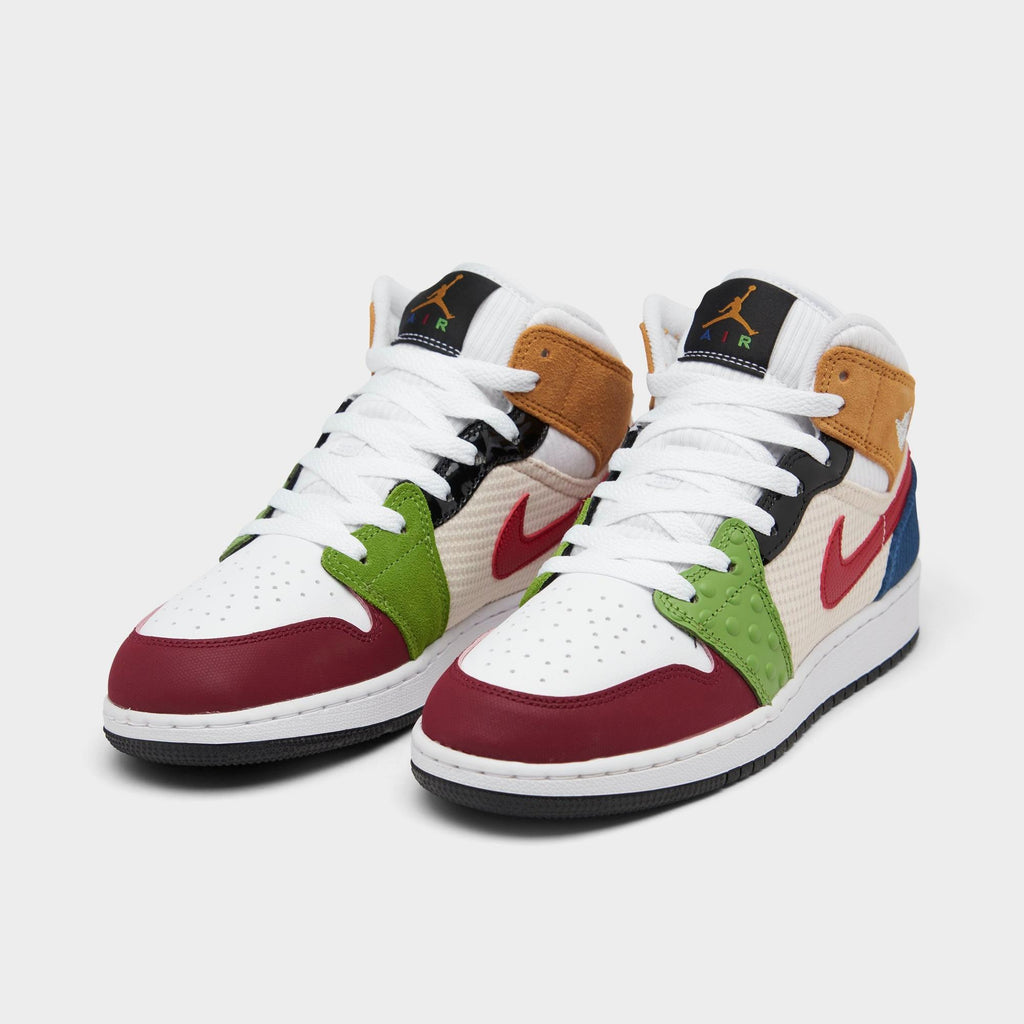 [DR6957-100] GRADE SCHOOL AIR JORDAN RETRO 1 MID SE 'MESSY ROOM' (GS)