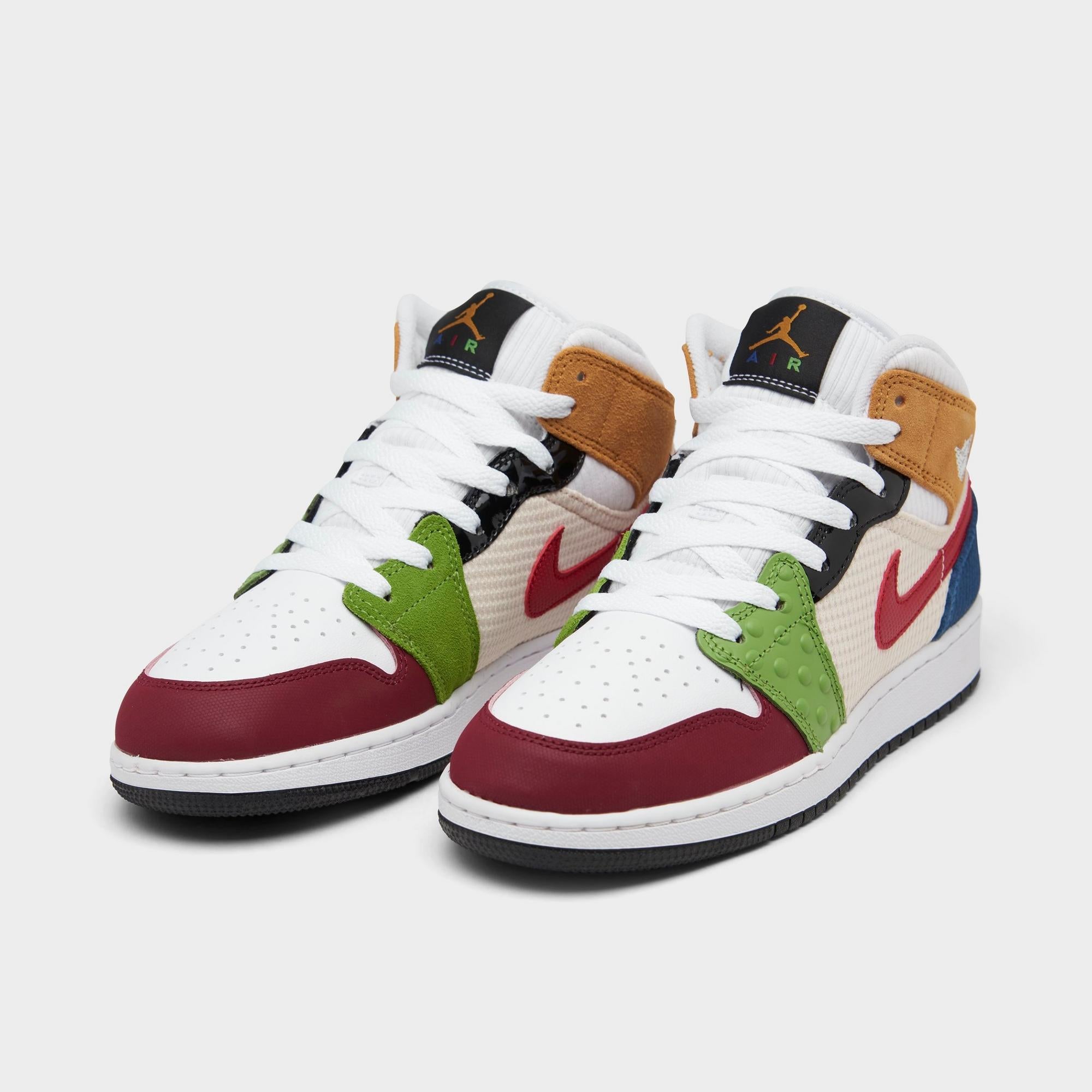 [DR6957-100] GRADE SCHOOL AIR JORDAN RETRO 1 MID SE 'MESSY ROOM' (GS)