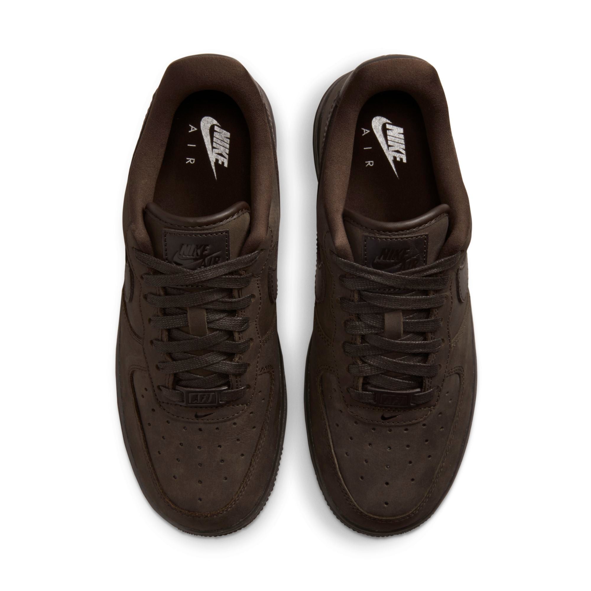 [DR9503-200] Womens Nike AIR FORCE 1 LOW PRM MF 'VELVET BROWN'