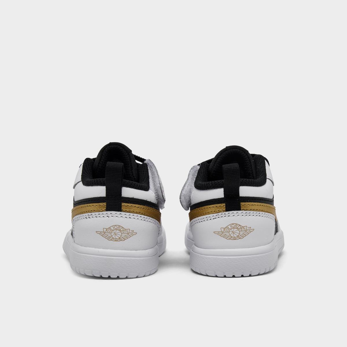 [DR9747-172] TODDLERS AIR JORDAN RETRO 1 LOW ALT 'WHITE BLACK METALLIC GOLD'