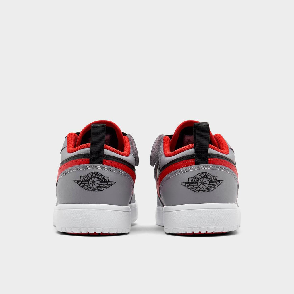 [DR9748-060] PRESCHOOL AIR JORDAN RETRO 1 LOW ALT 'CEMENT FIRE RED'