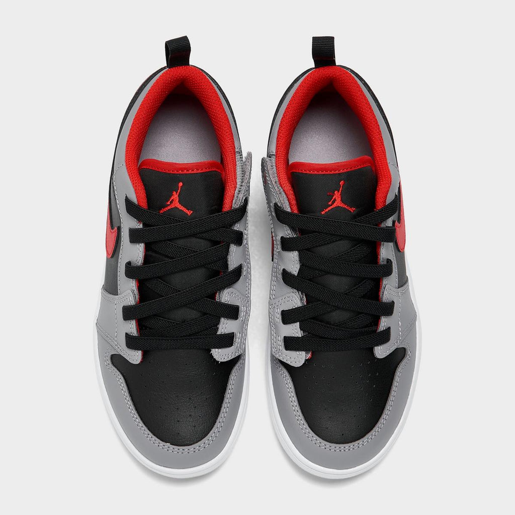 [DR9748-060] PRESCHOOL AIR JORDAN RETRO 1 LOW ALT 'CEMENT FIRE RED'