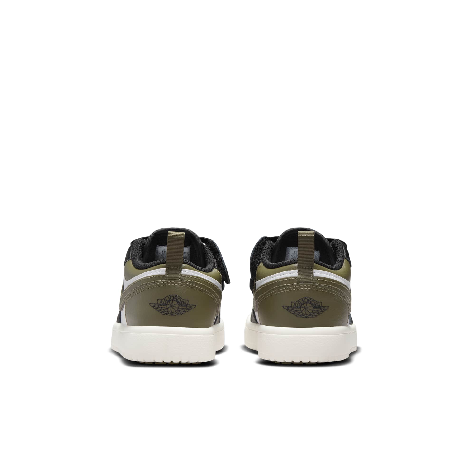 [DR9748-092] PRESCHOOL AIR JORDAN RETRO 1 LOW ALT 'BLACK MEDIUM OLIVE SAIL WHITE' (PS)
