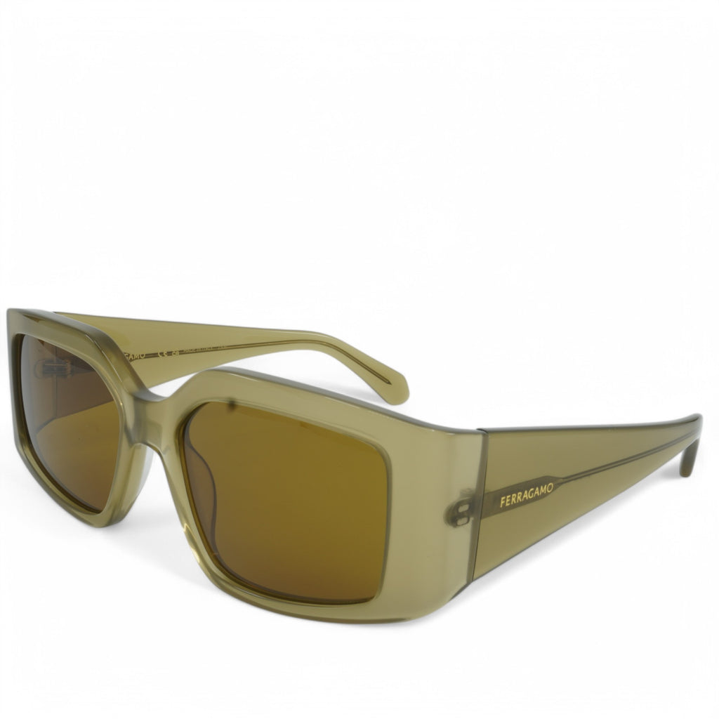 [SF1101S-330] UNISEX SALVATORE FERRAGAMO RECTANGLE SUNGLASSES