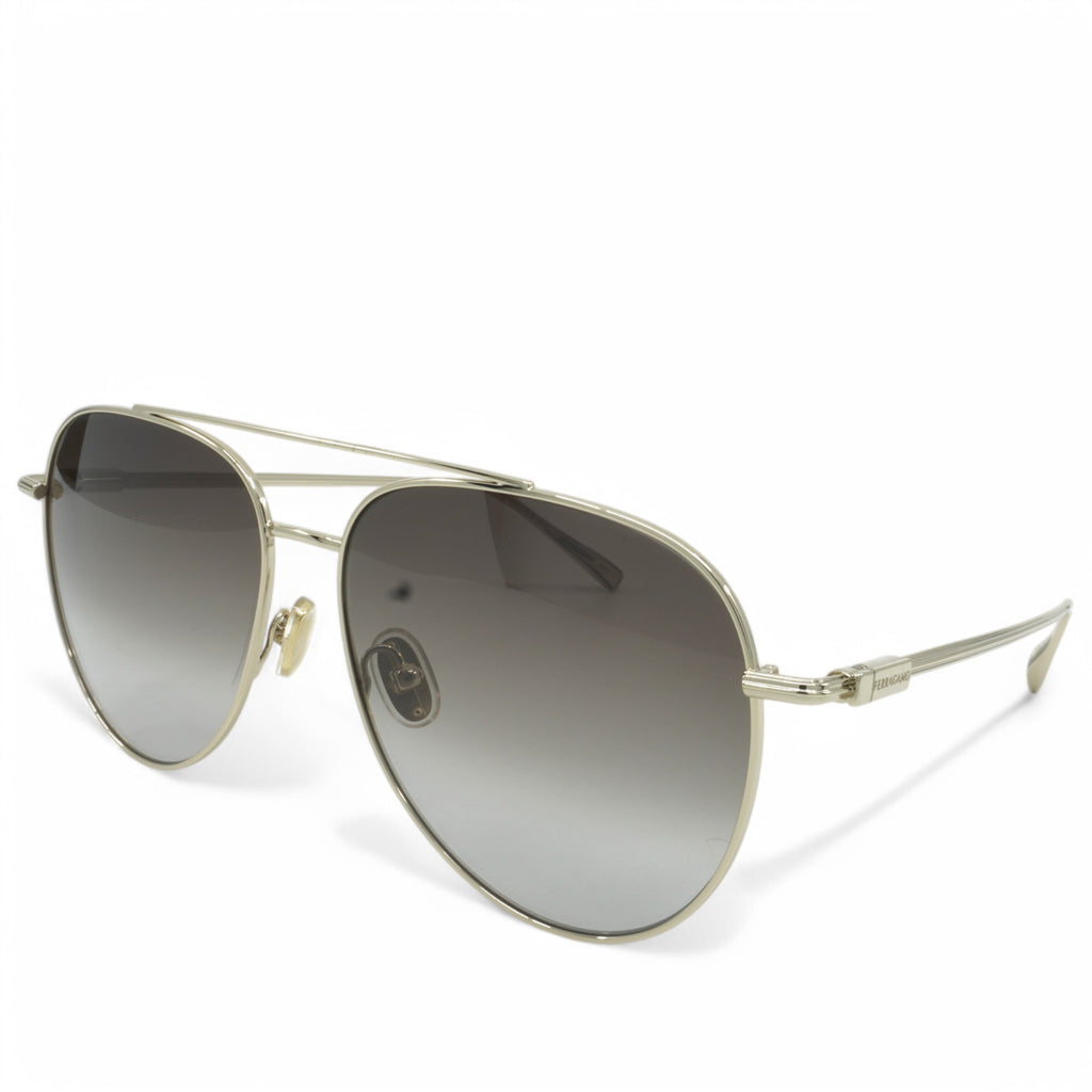 [SF308S-703] UNISEX SALVATORE FERRAGAMO AVIATOR SUNGLASSES