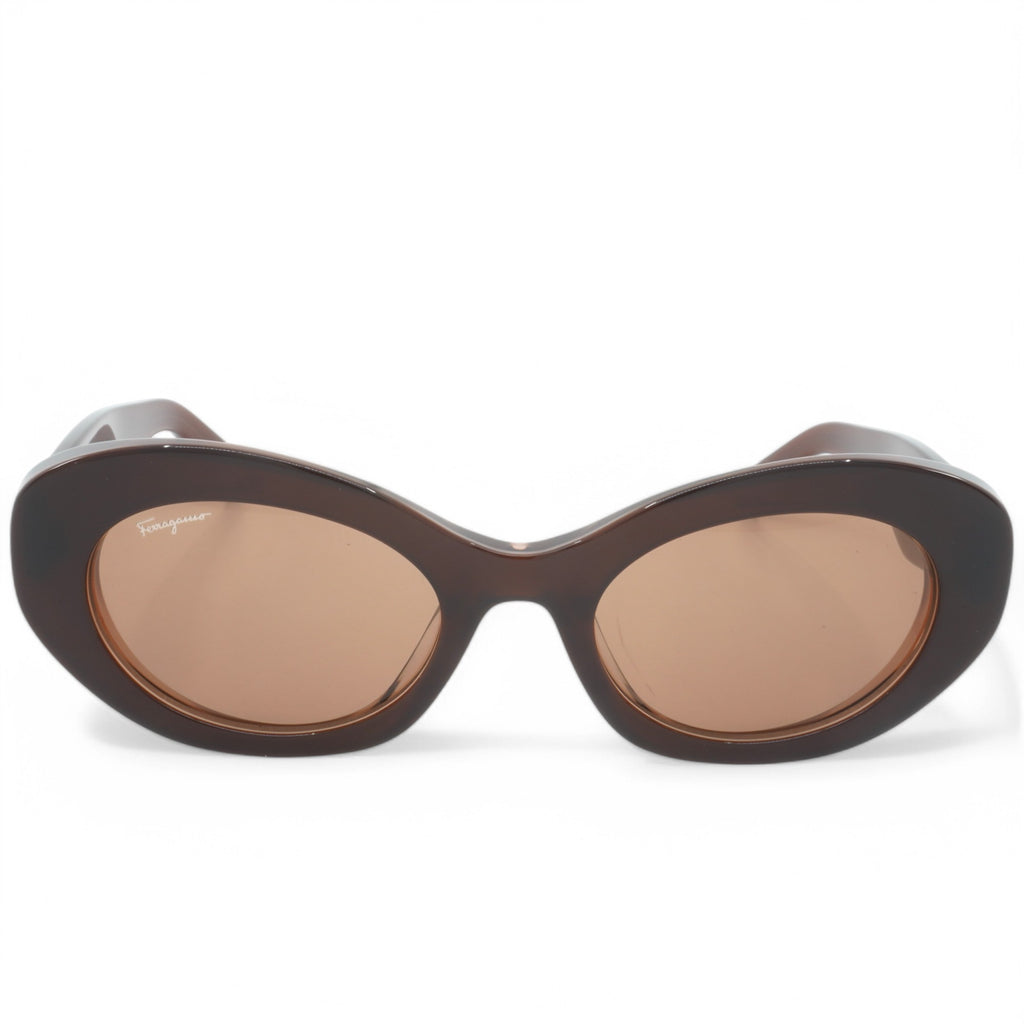 [SF1080S-211] UNISEX SALVATORE FERRAGAMO OVAL SUNGLASSES