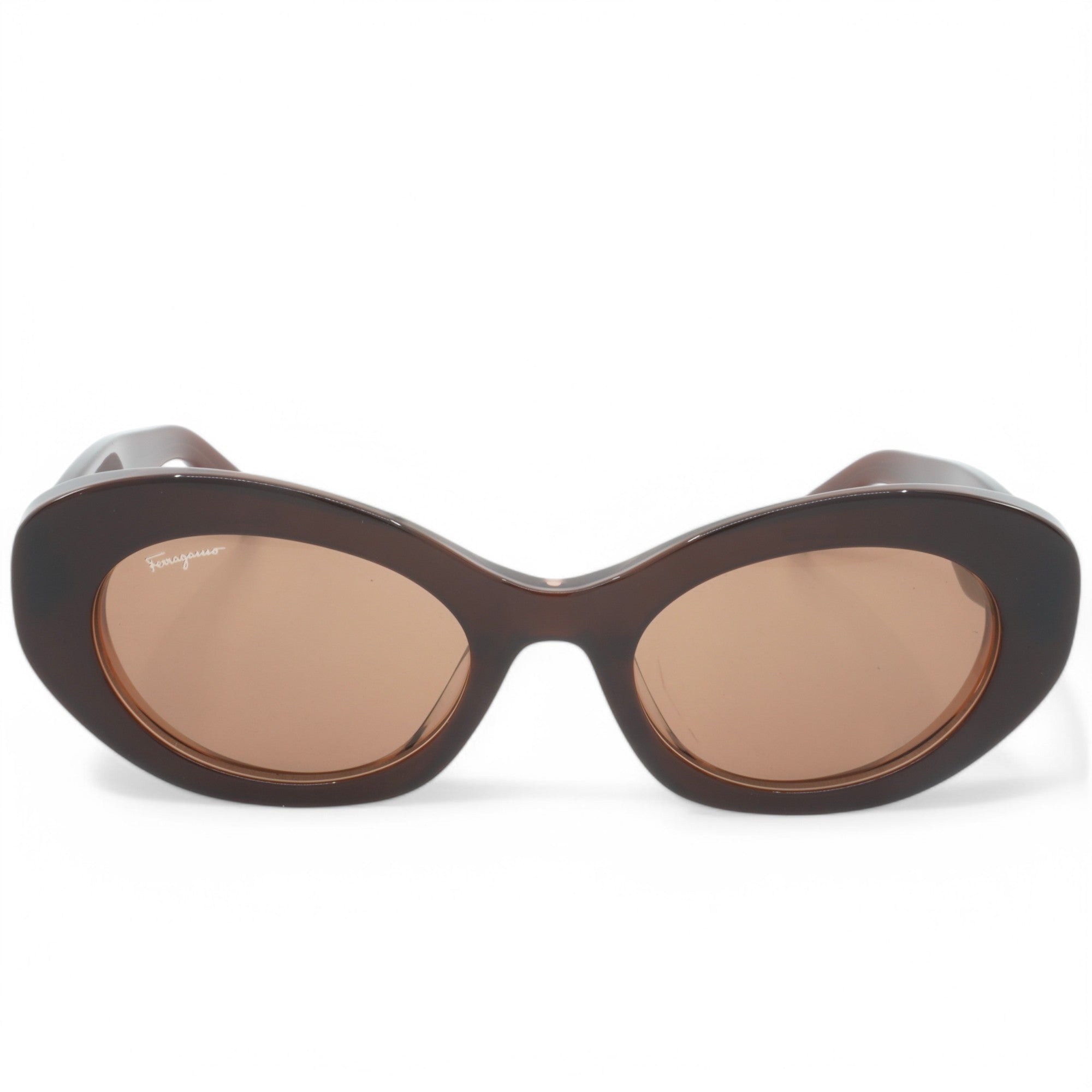[SF1080S-211] UNISEX SALVATORE FERRAGAMO OVAL SUNGLASSES
