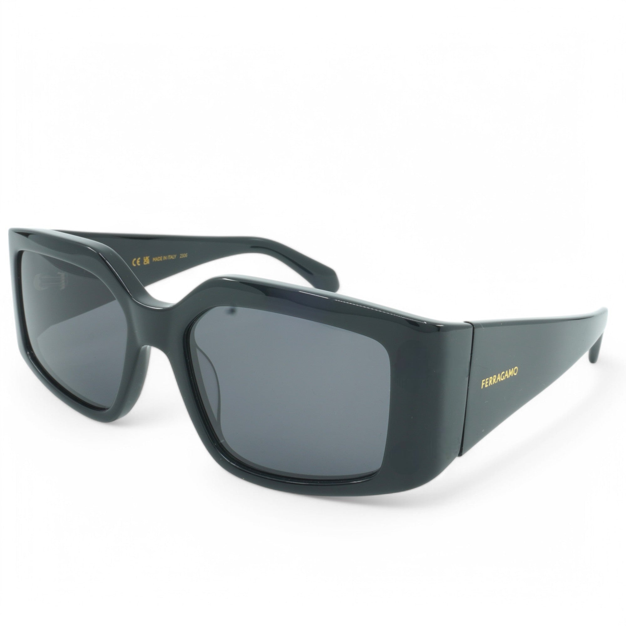[SF1101S-001] UNISEX SALVATORE FERRAGAMO RECTANGLE SUNGLASSES