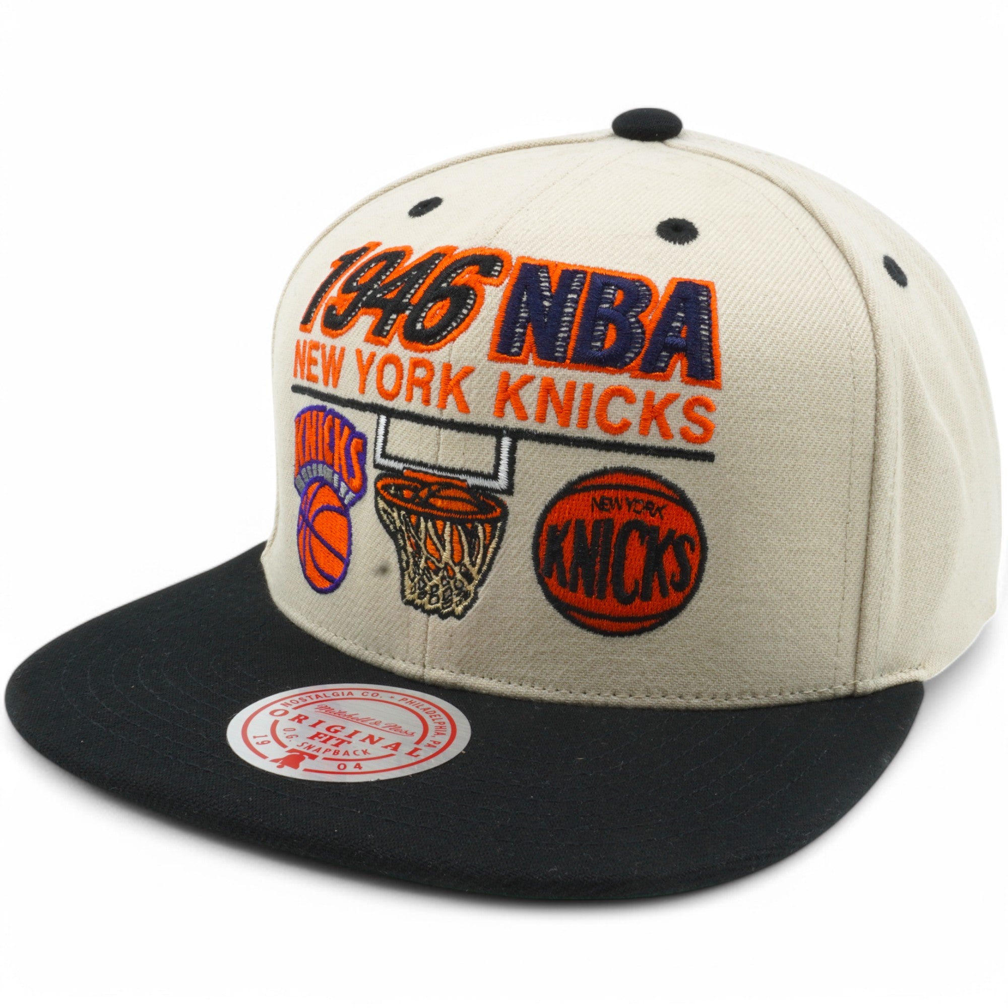 MENS MITCHELL & NESS NBA FIRST OF MANY SNAPBACK HWC KNICKS