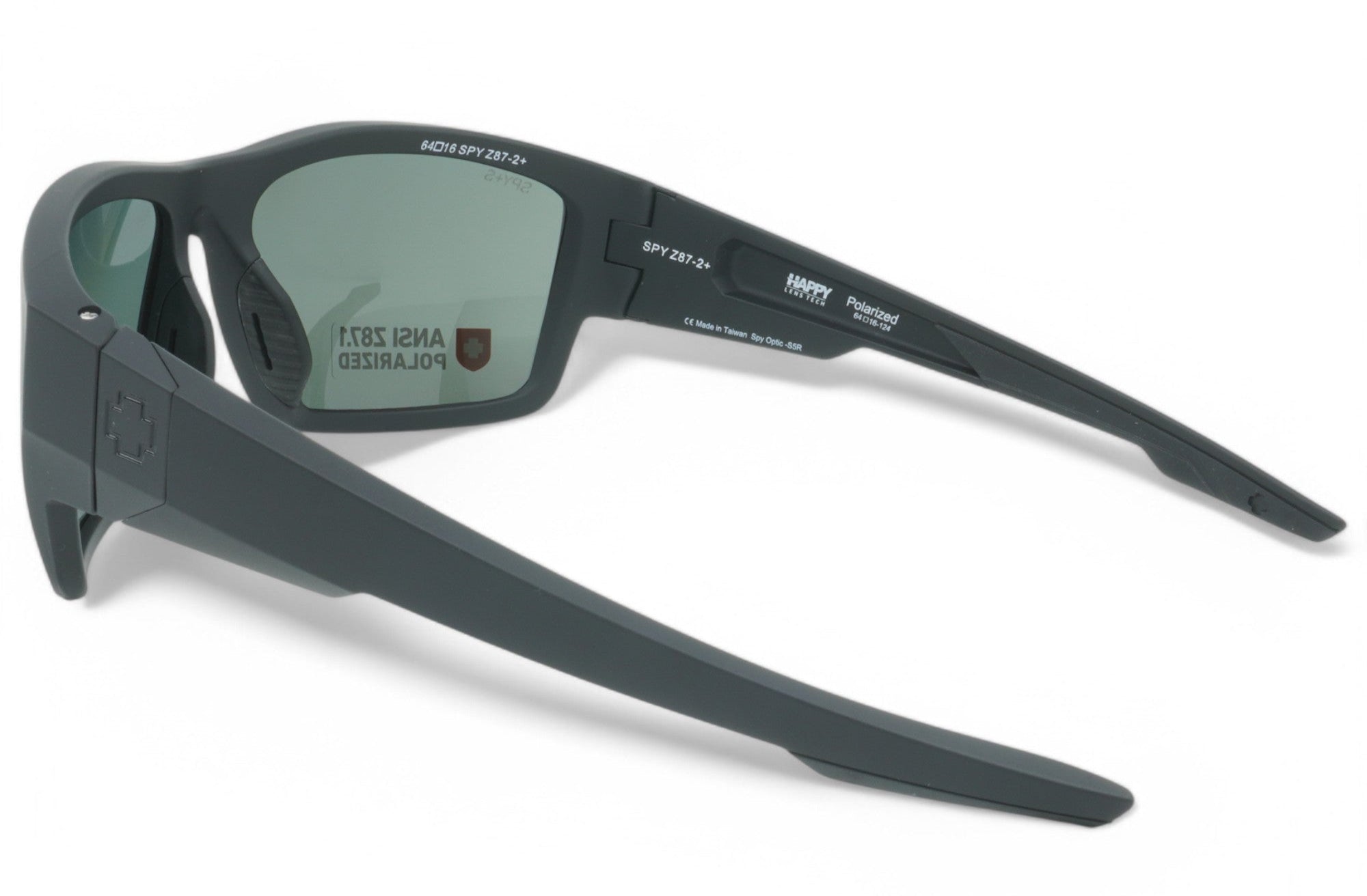 [6800000000112] Mens Spy Optic Dirty Mo Tech Standard Issue ANSI Polarized Sunglasses
