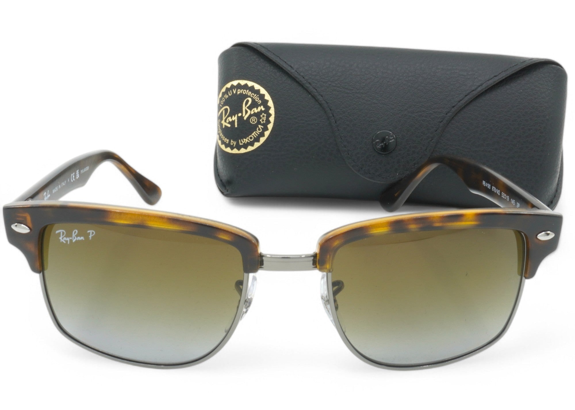 [RB4190-878/M2_52] Mens Ray-Ban Clubmaster Square Sunglasses