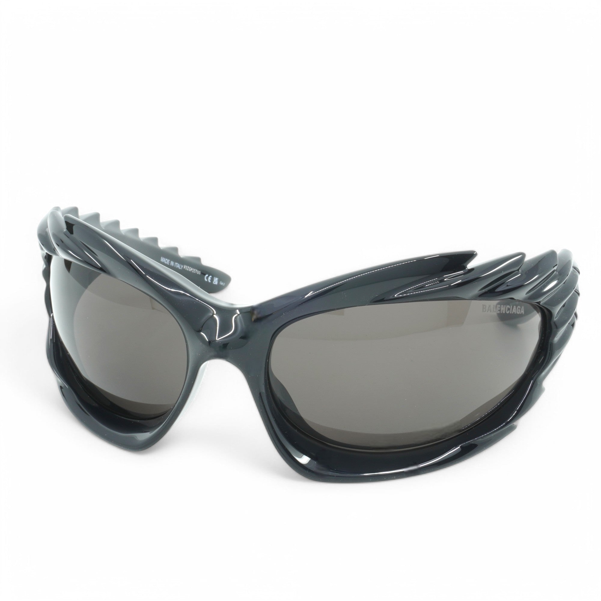 [BB0255S-001] Unisex Balenciaga Geometric Sunglasses - Black