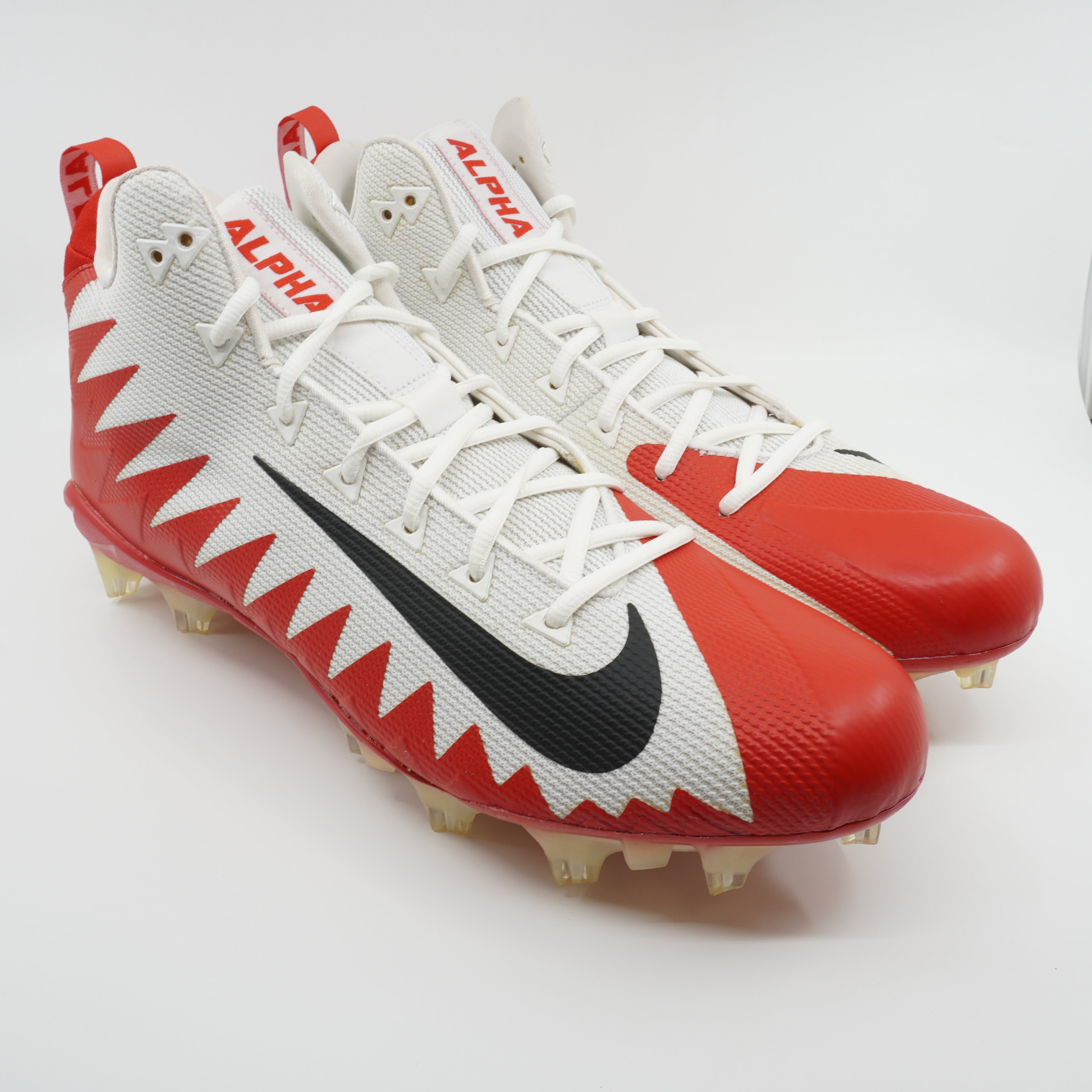 [922813-109] Mens Nike ALPHA MENACE PRO MID TD 'GAME RED WHITE'