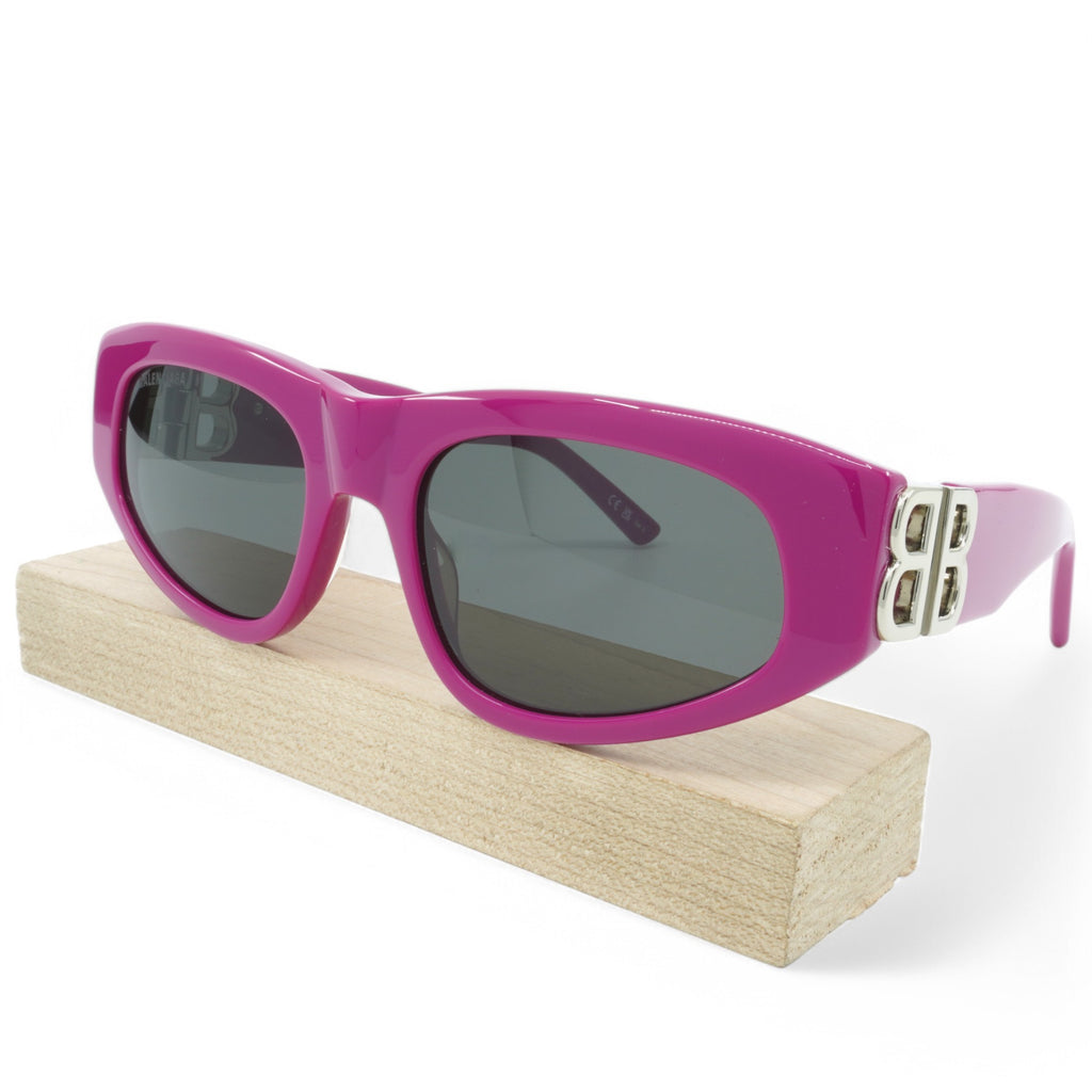 [BB0095S-017] Womens Balenciaga Cat Eye Sunglasses - Fuchsia