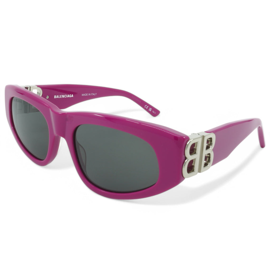 [BB0095S-017] Womens Balenciaga Cat Eye Sunglasses - Fuchsia