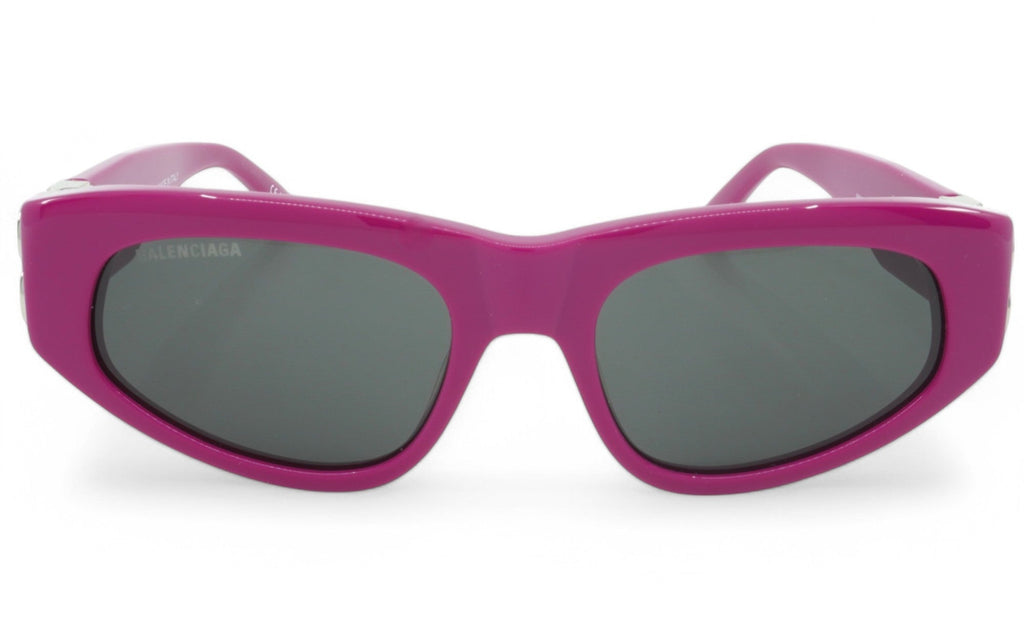 [BB0096S-016] Womens Balenciaga Square Sunglasses - Fuchsia