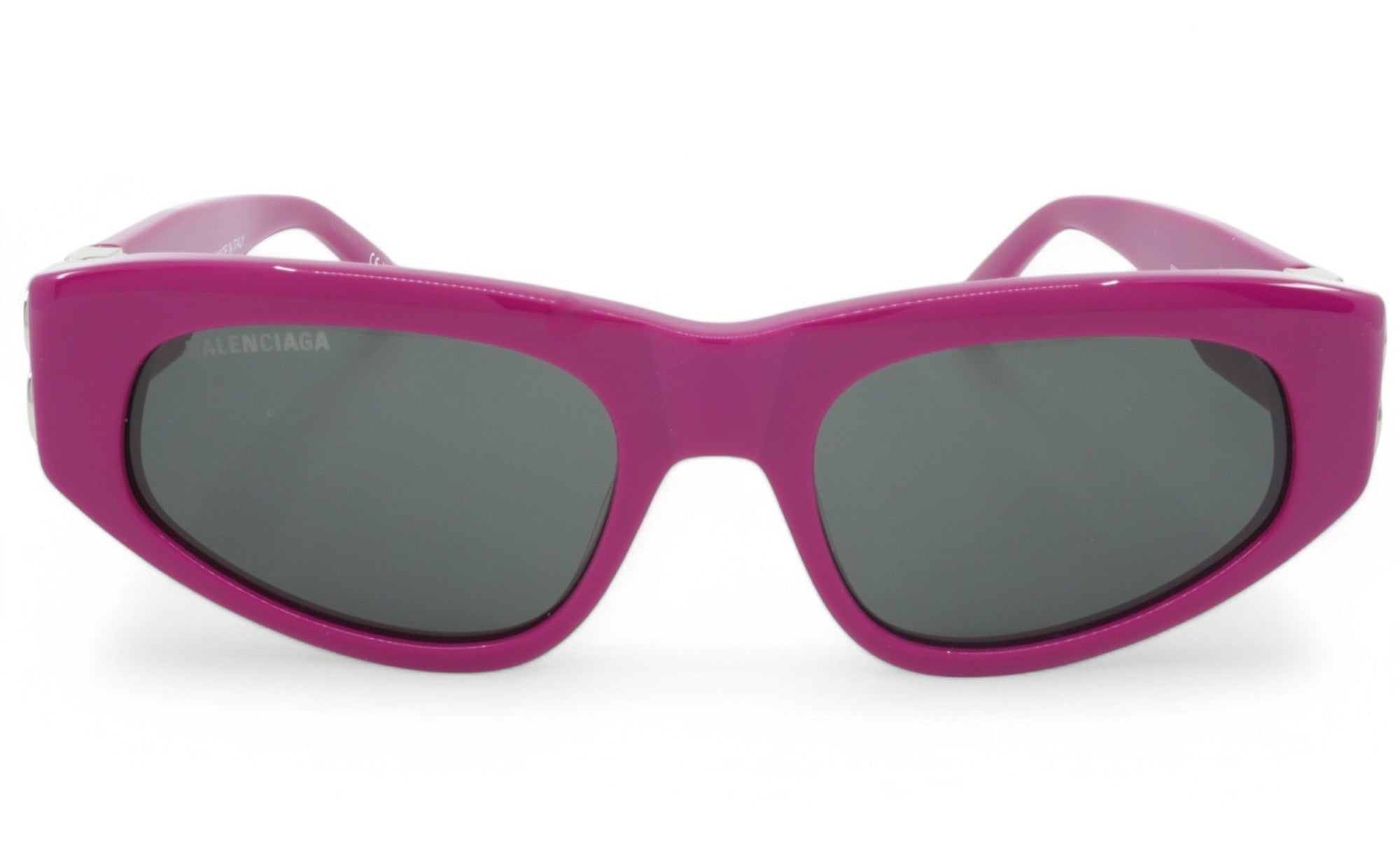 [BB0096S-016] Womens Balenciaga Square Sunglasses - Fuchsia