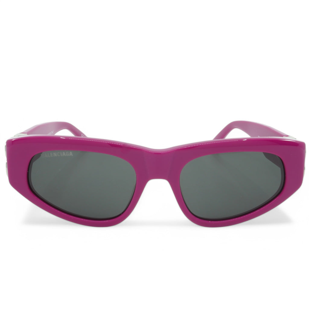 [BB0095S-017] Womens Balenciaga Cat Eye Sunglasses - Fuchsia