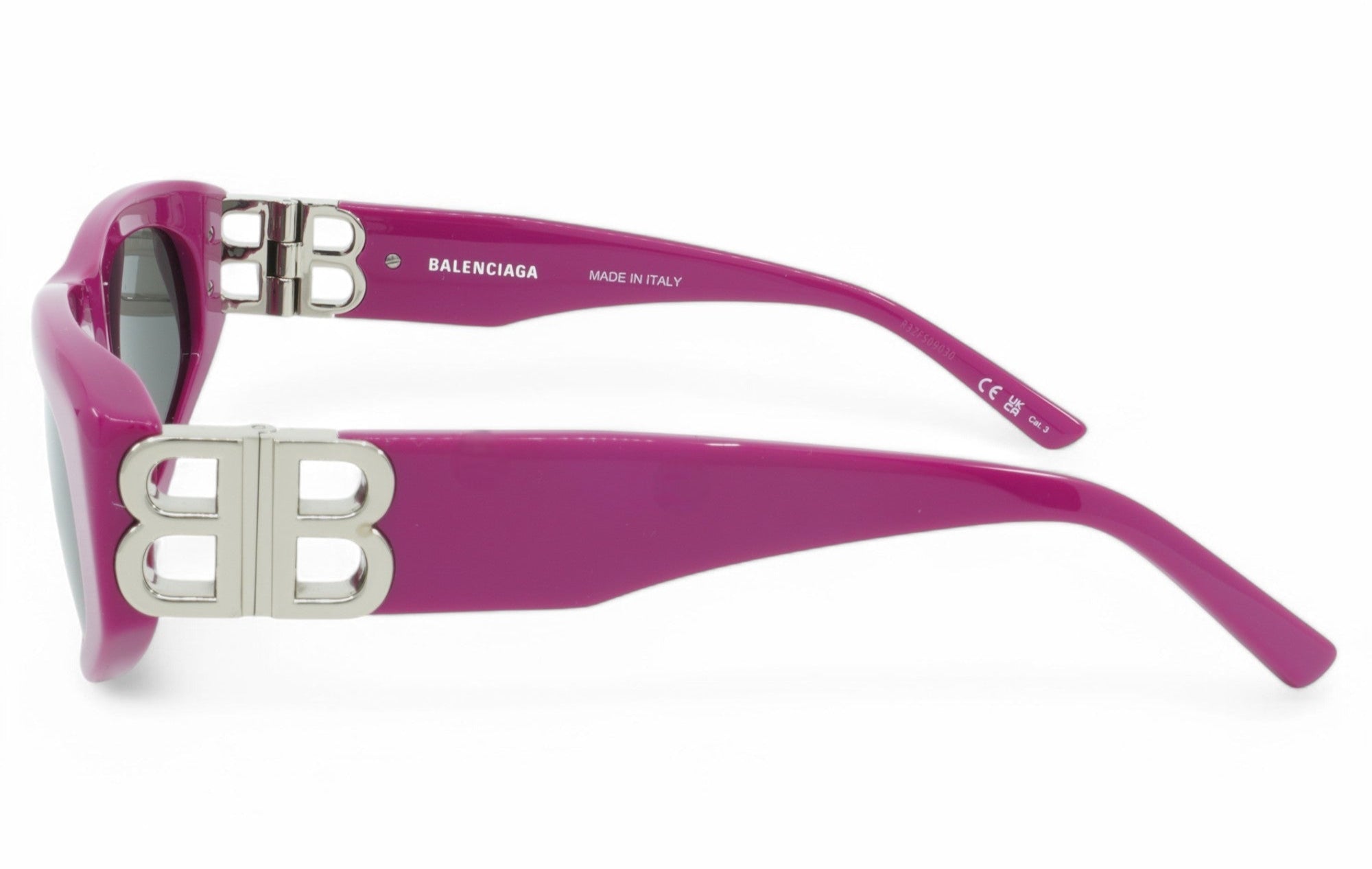 [BB0096S-016] Womens Balenciaga Square Sunglasses - Fuchsia