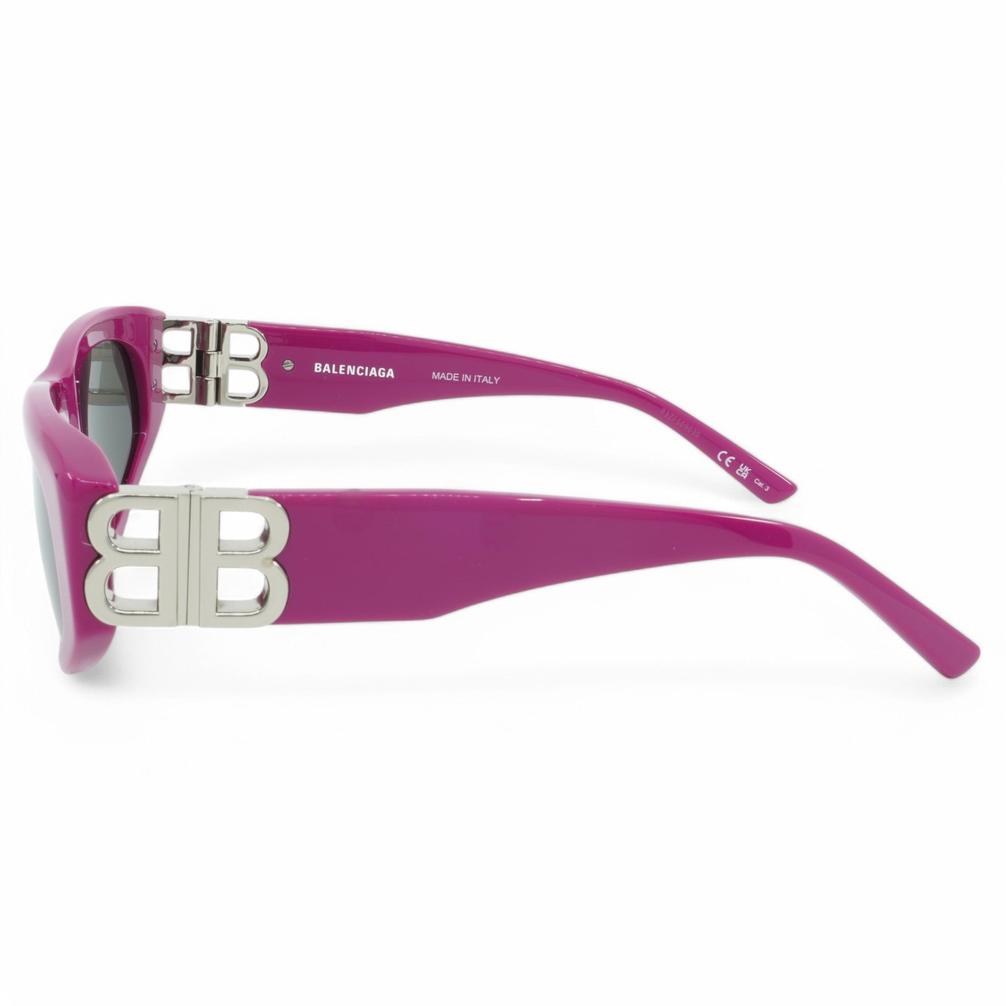 [BB0095S-017] Womens Balenciaga Cat Eye Sunglasses - Fuchsia