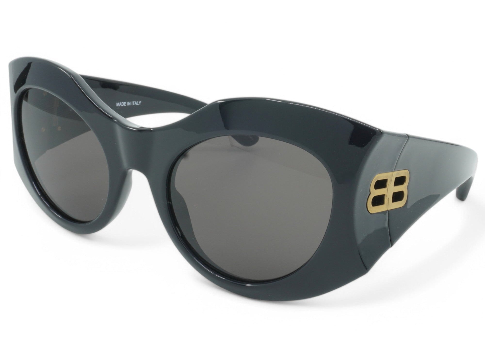 [BB0256S-001] Womens Balenciaga Cat Eye Sunglasses - Black