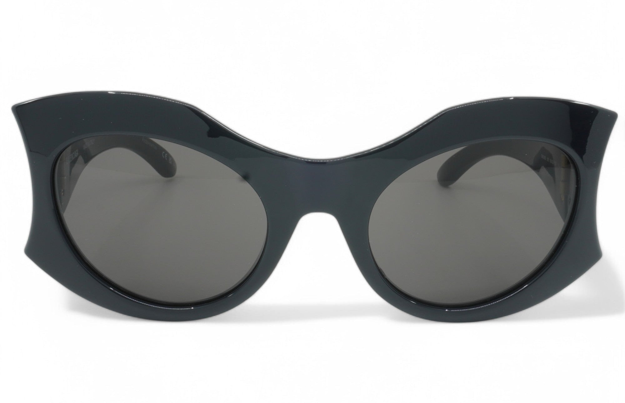 [BB0256S-001] Womens Balenciaga Cat Eye Sunglasses - Black