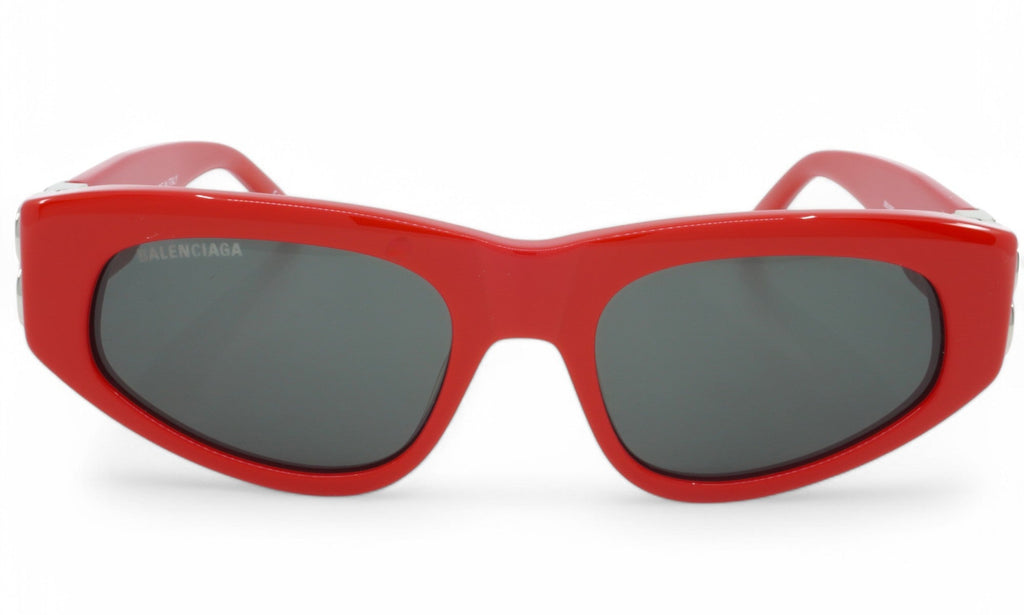 [BB0095S-016] Womens Balenciaga Cat Eye Sunglasses - Red
