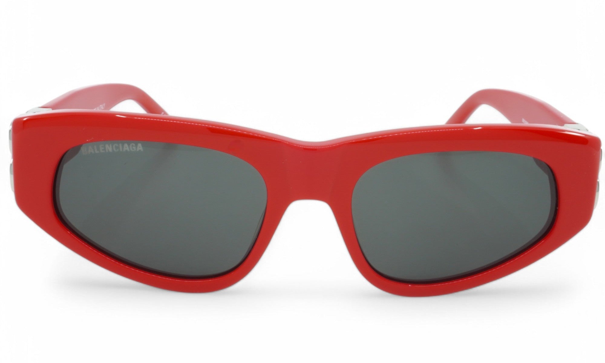 [BB0095S-016] Womens Balenciaga Cat Eye Sunglasses - Red