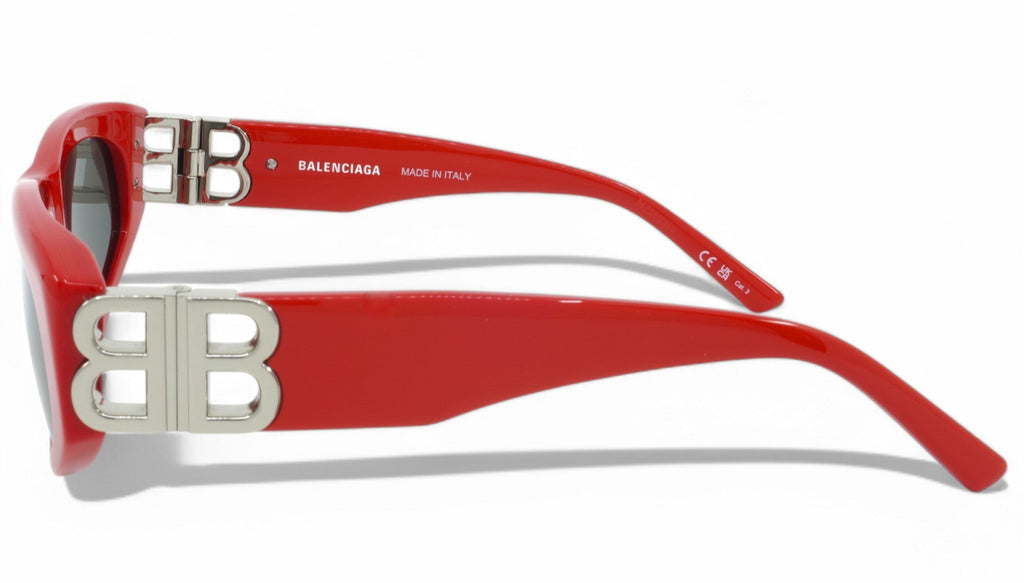 [BB0095S-016] Womens Balenciaga Cat Eye Sunglasses - Red