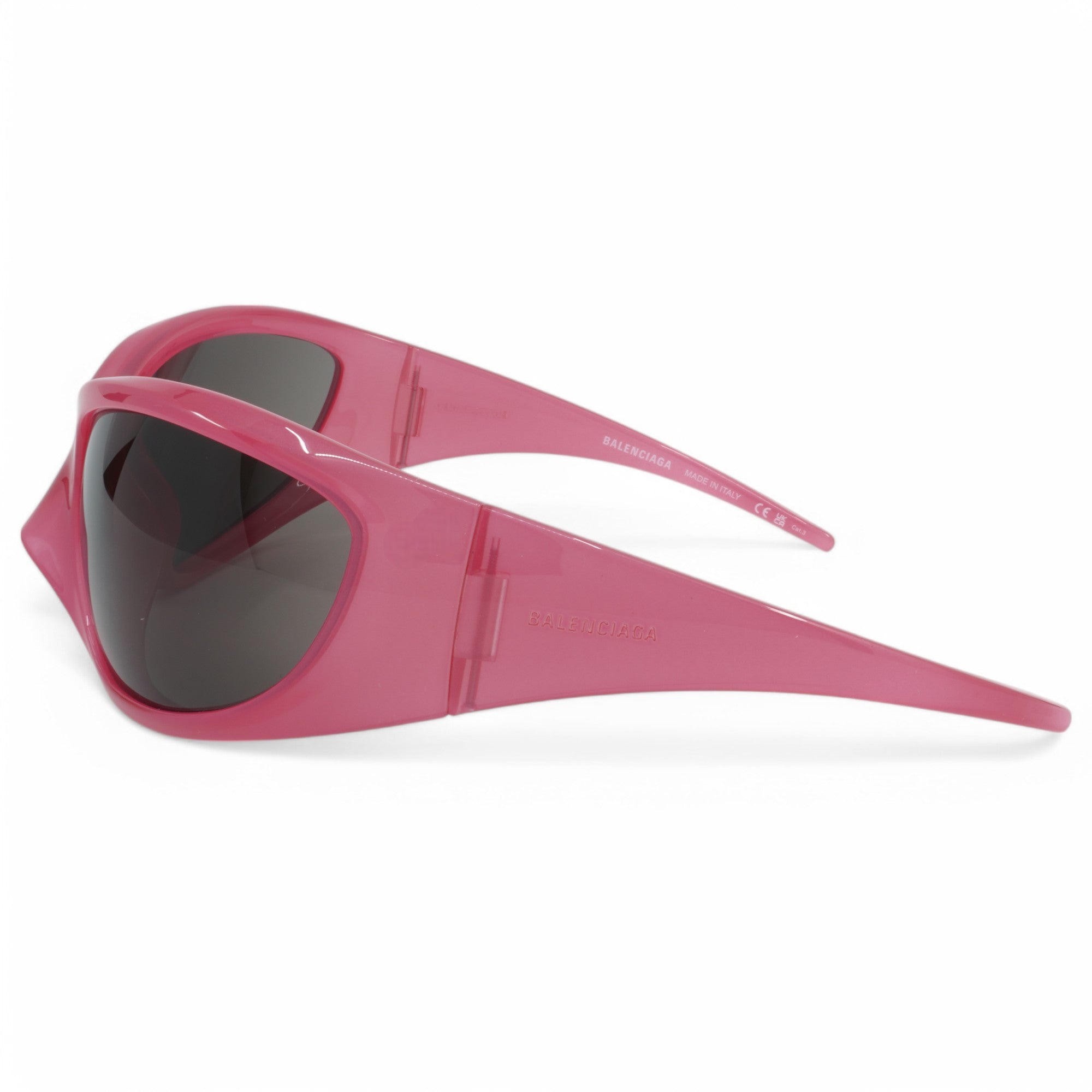 [BB0252S-002] Unisex Balenciaga Cat Eye Sunglasses - Pink
