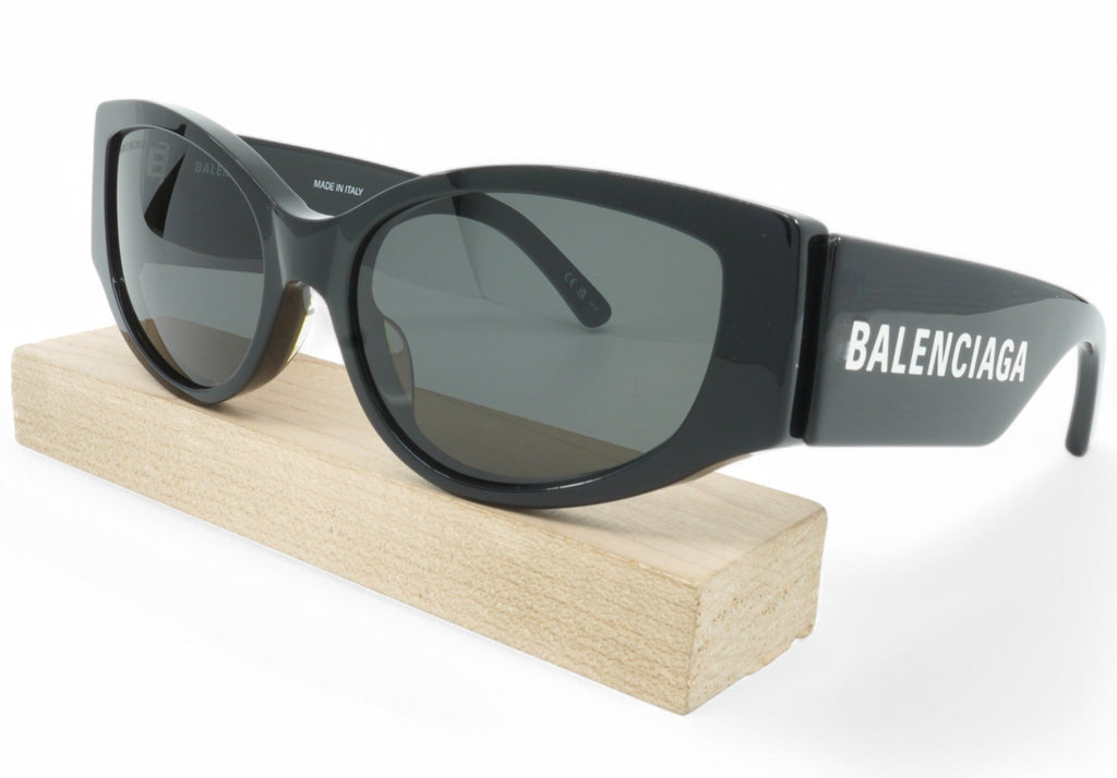 [BB0258S-001] Womens Balenciaga Cat Eye Sunglasses - Black