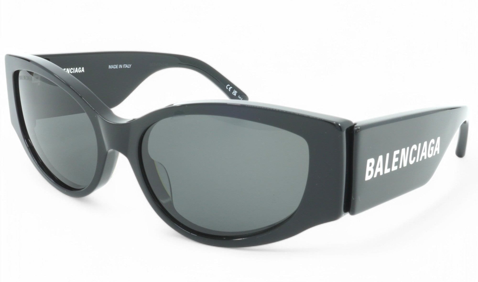 [BB0258S-001] Womens Balenciaga Cat Eye Sunglasses - Black