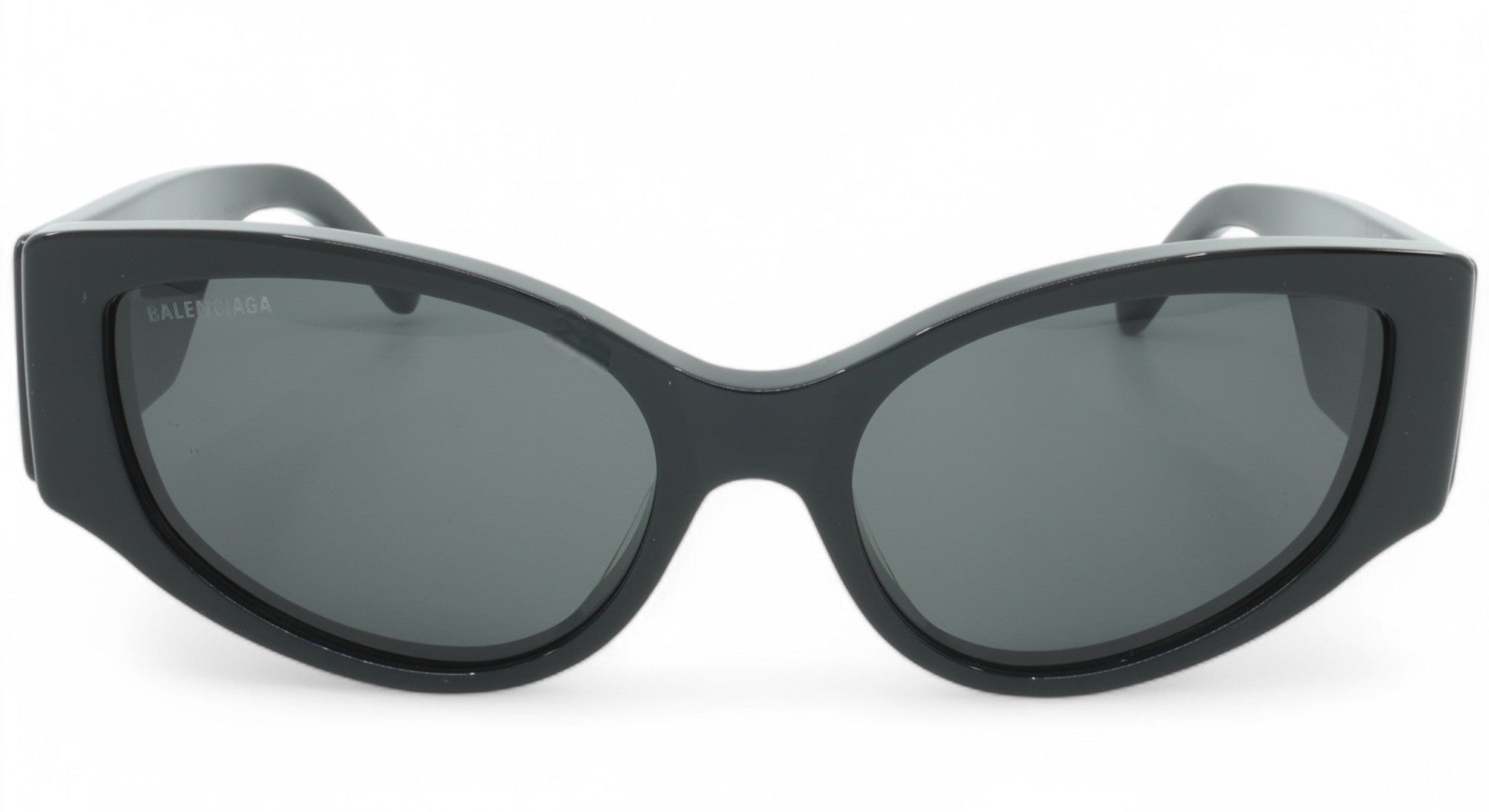 [BB0258S-001] Womens Balenciaga Cat Eye Sunglasses - Black