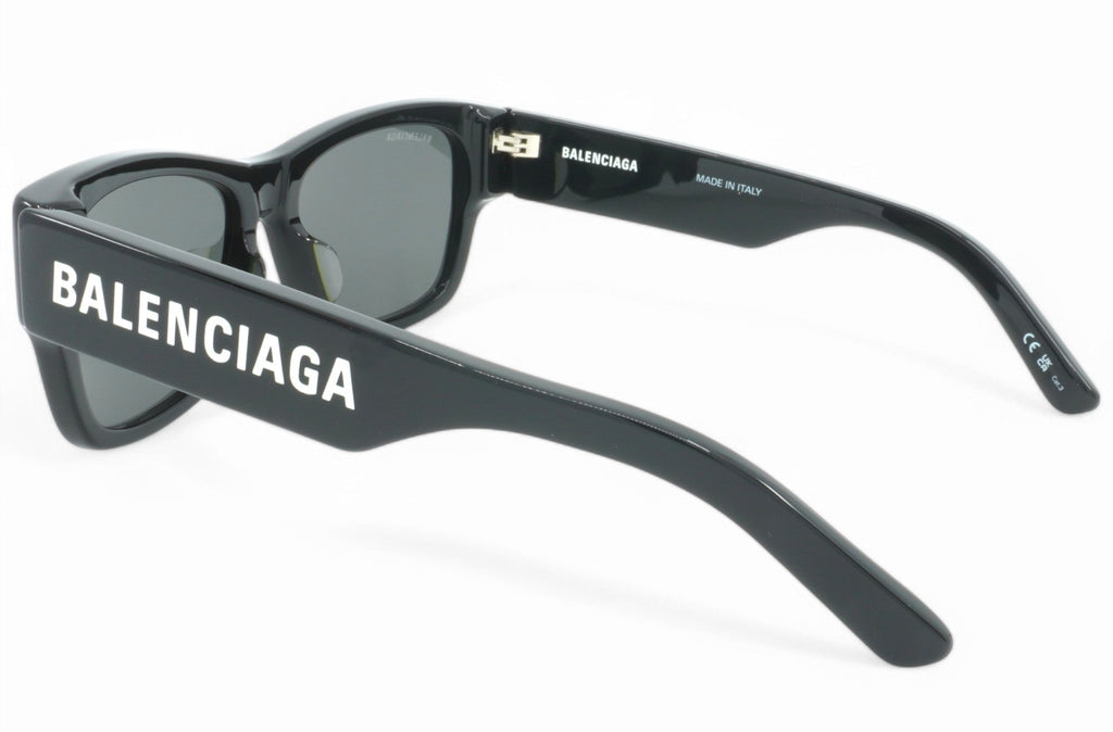 [BB0262SA-001] Unisex Balenciaga Rectangular Sunglasses - Black