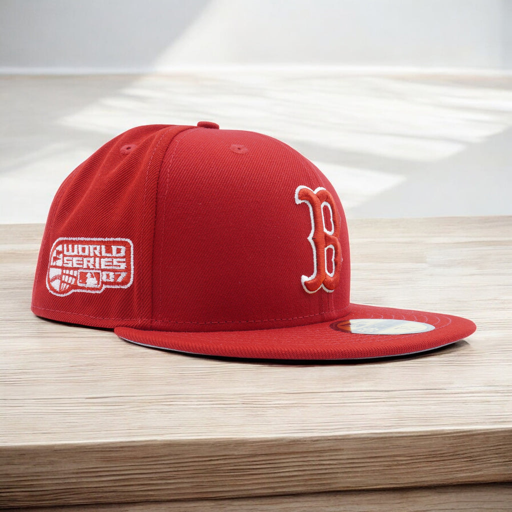[60291324] Mens New Era MLB BOSTON RED SOX 5950 FITTED 'WORLD SERIES 07' - RED