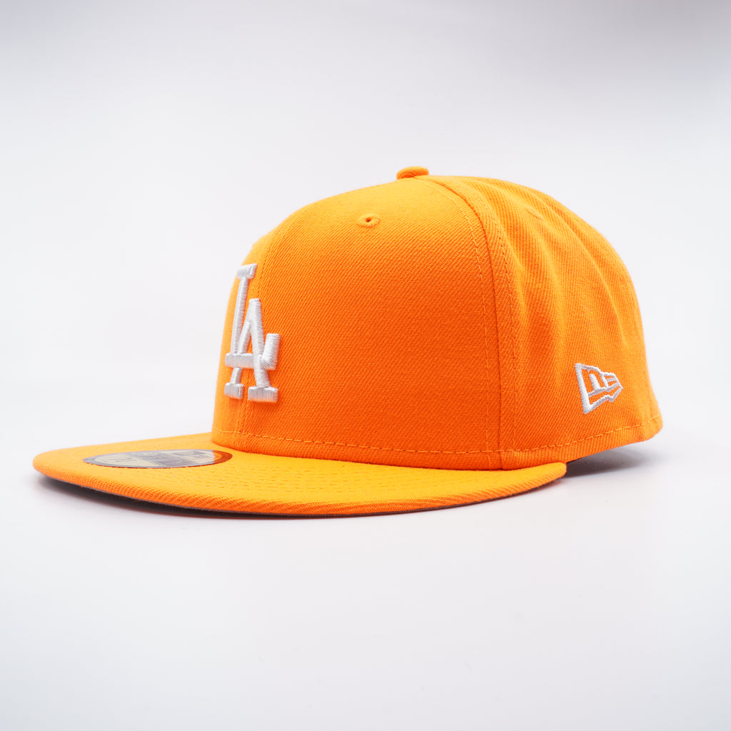 [70699758] Mens New Era MLB LA DODGERS 5950 FITTED - HUNTER FLAME ORANGE GUBS